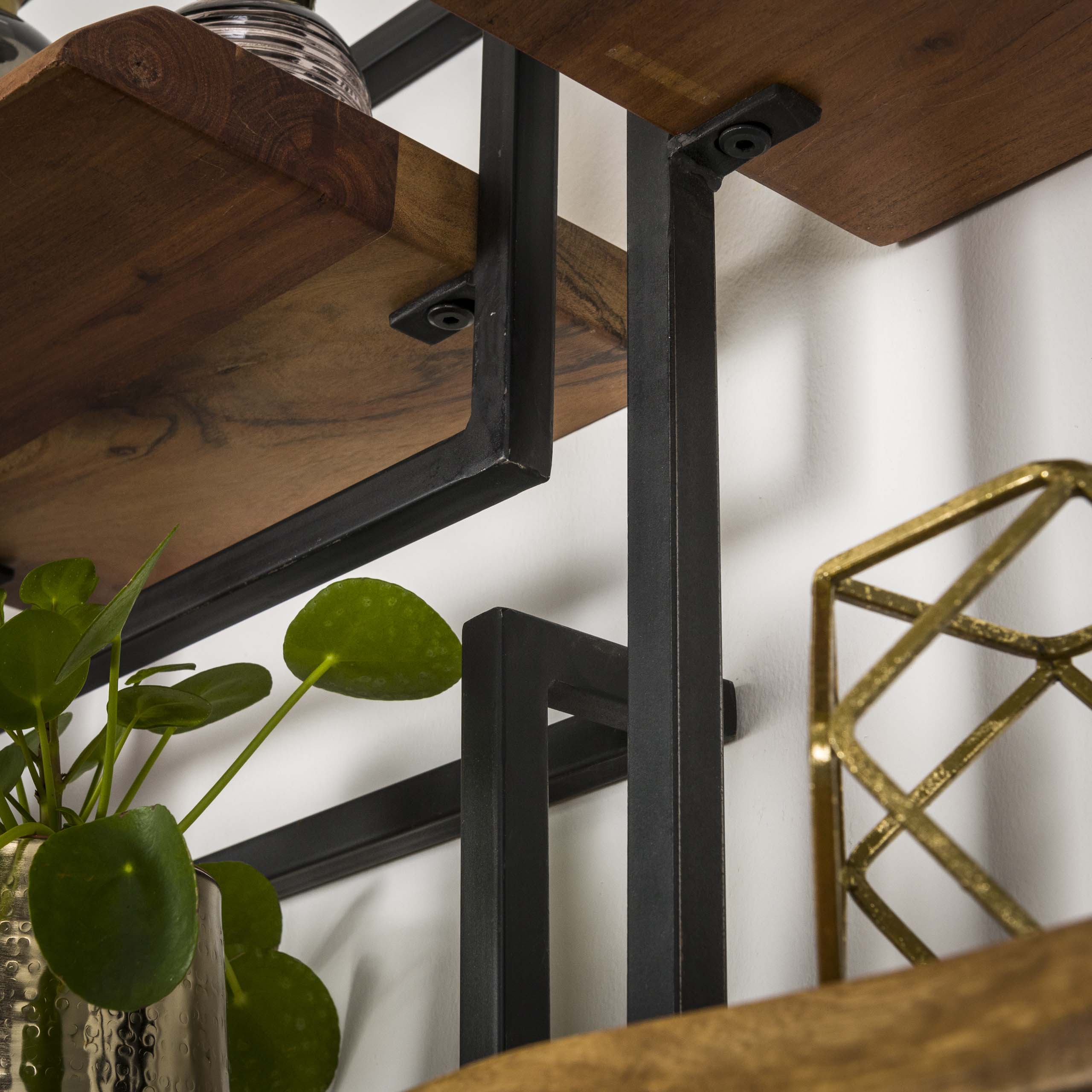 Wandplank Edge Frame 30x65cm hoog / Massief acacia - Zijlstra