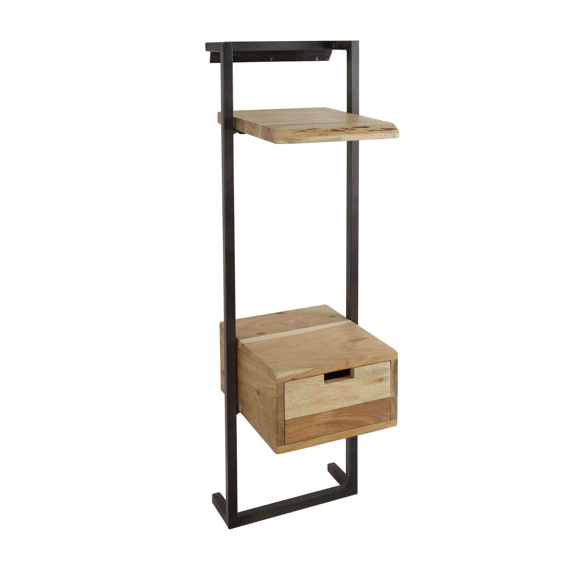 Bedside Table Air Solid XS 1 drawer / Solid acacia - Zijlstra