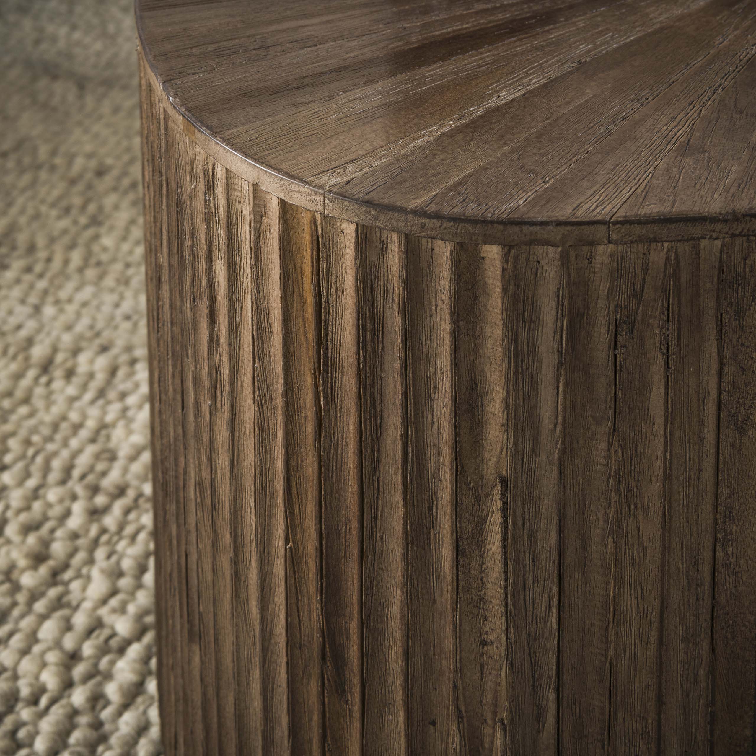 Salontafel Maya Teak vierhoekig set van 2 / Massief teak espresso - Zijlstra