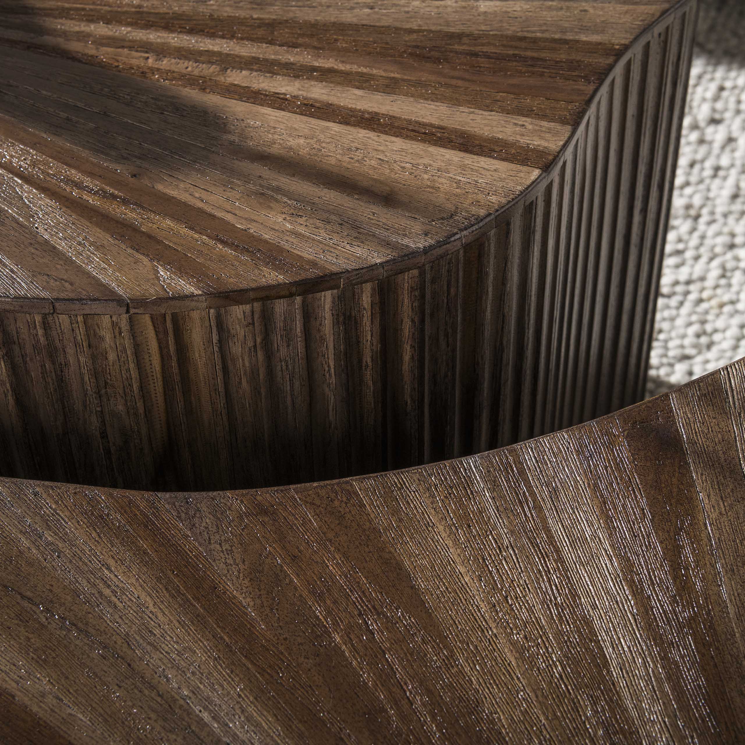 Couchtisch-Set Maya Teak XL shamrock (2-teilig) aus massivem Teakholz Espresso (Massiv Teak espresso) - Emmo Design