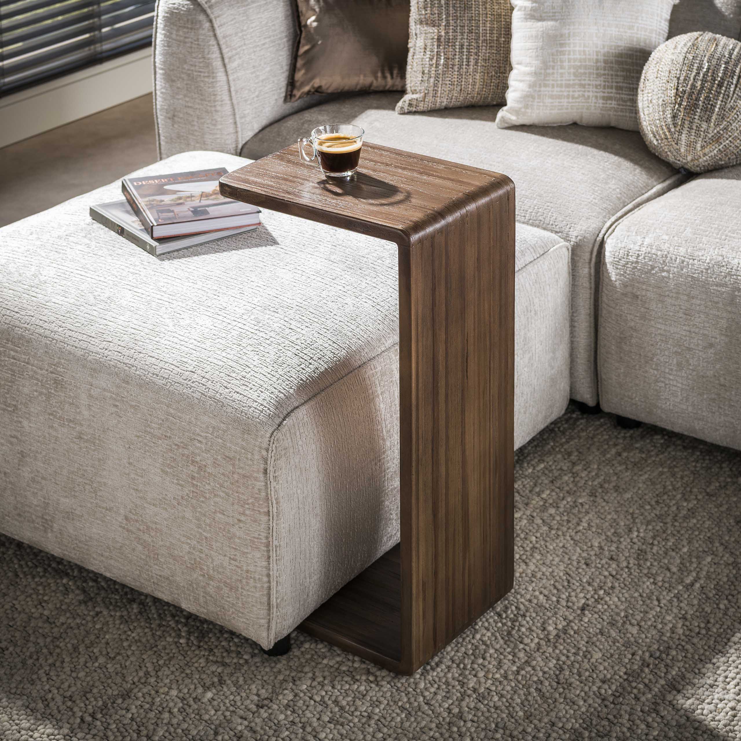 Beistelltisch Maya Teak / Massives Teakholz espresso - Zijlstra