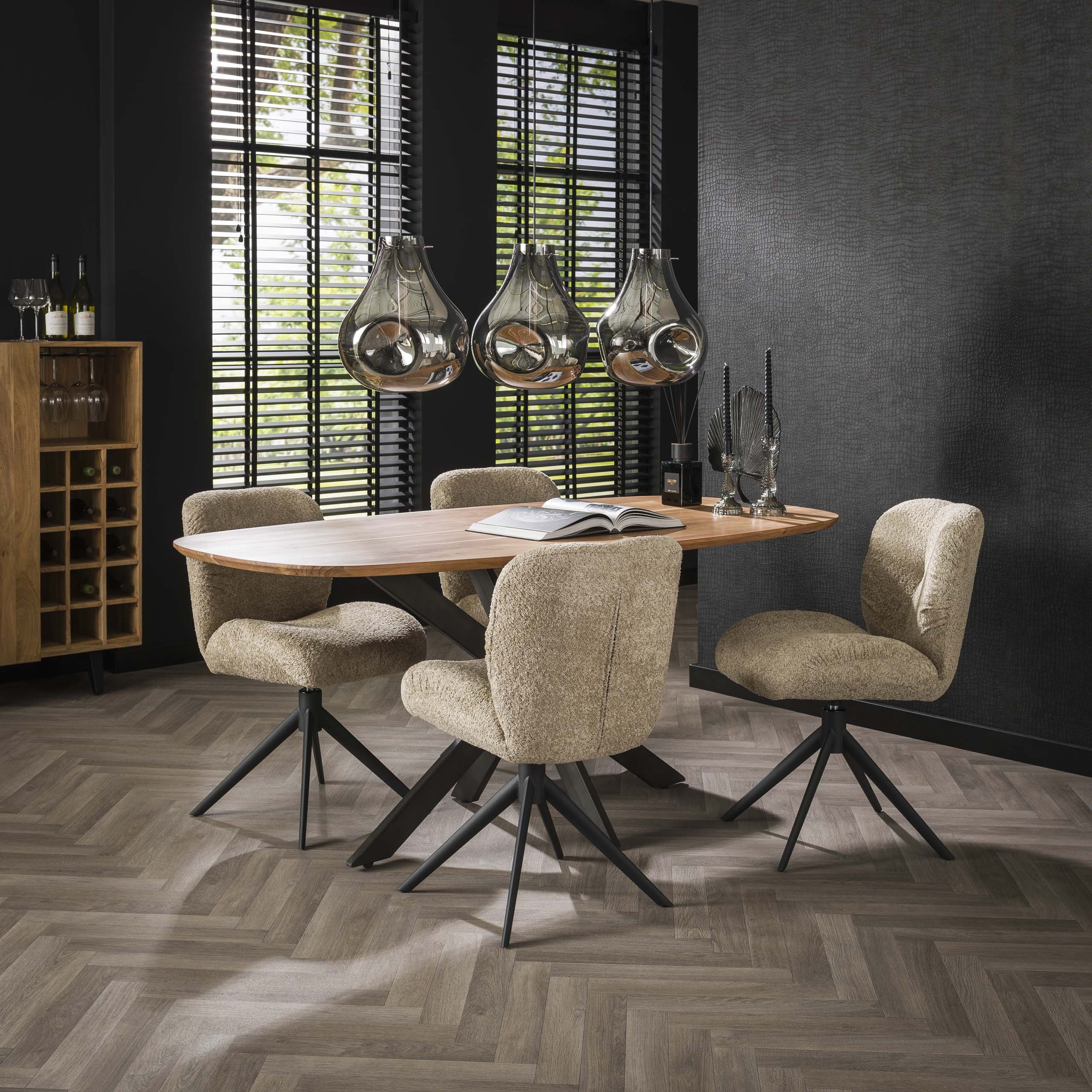 Eettafel Arhus Solid deens ovaal 150cm / Massief acacia - Zijlstra