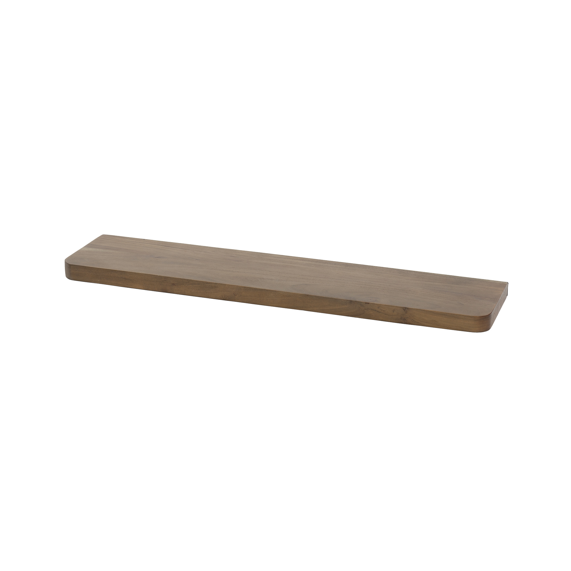 Estante de pared Carve 60 cm / Acacia maciza marrón - Zijlstra
