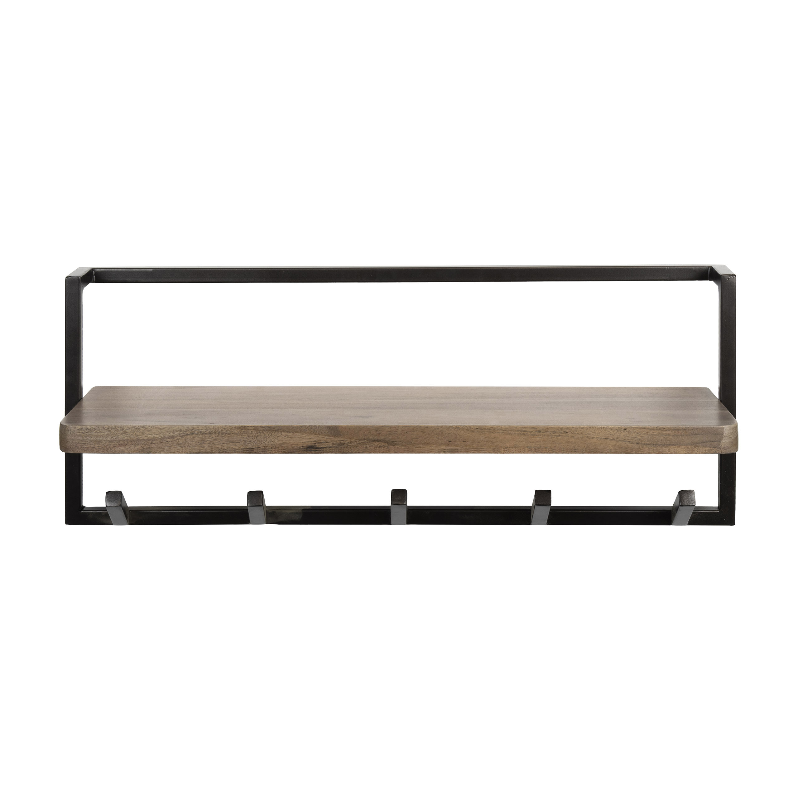 Perchero Air Pure 6 ganchos / Acacia maciza marrón - Zijlstra