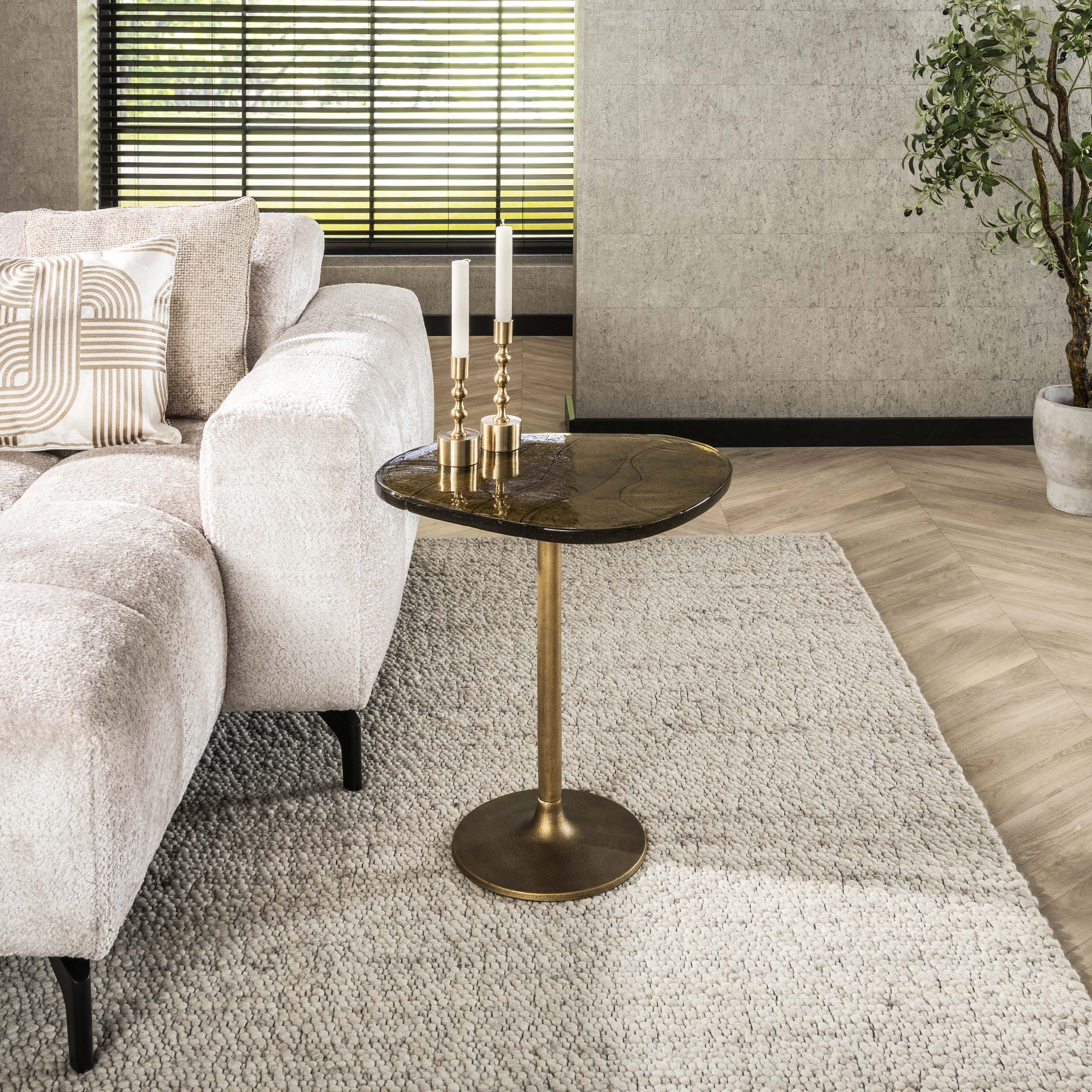 Beistelltisch Eclipse mittel / Antik Gold - Zijlstra