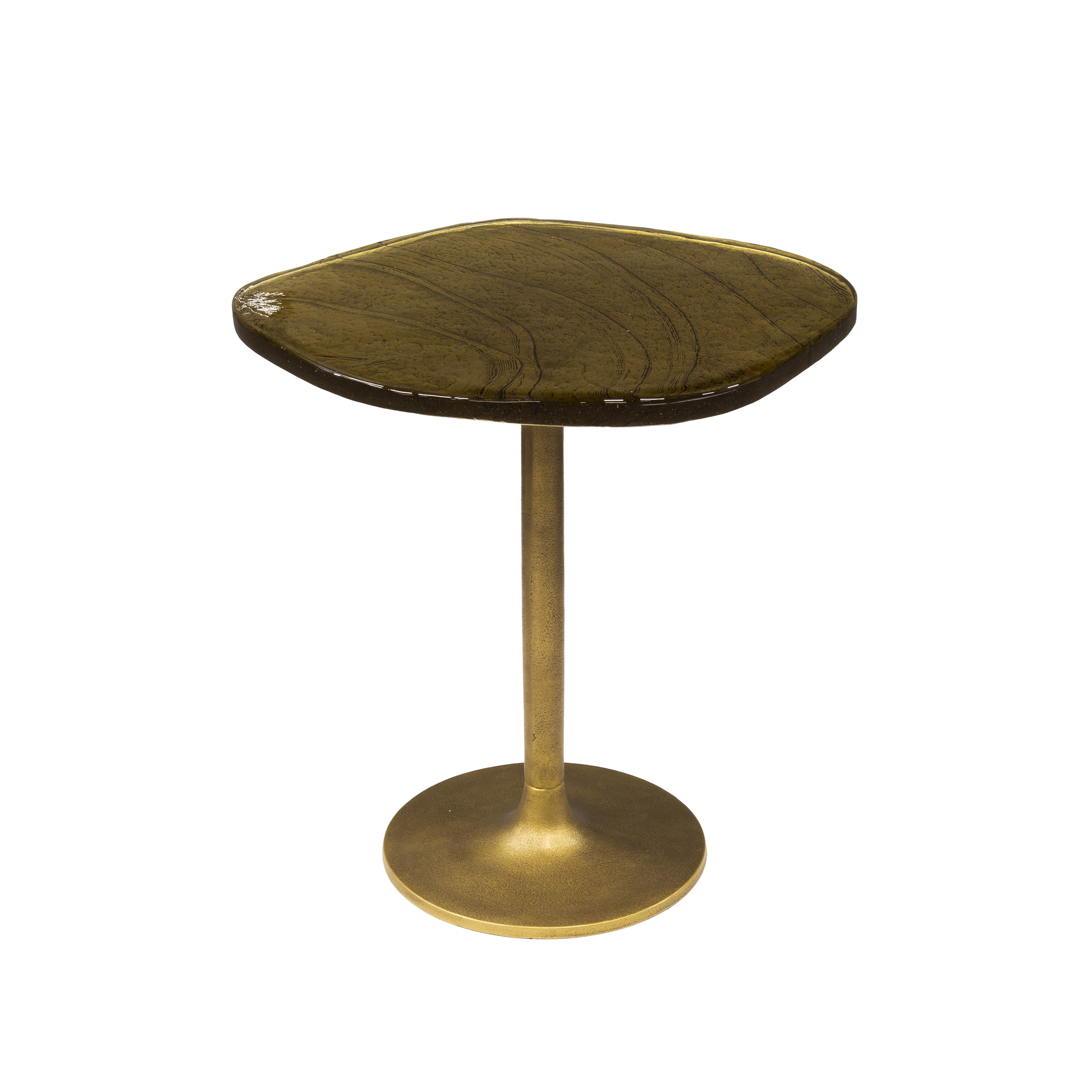 Beistelltisch Eclipse laag in Antikgold (Antiek Gold) - Emmo Design