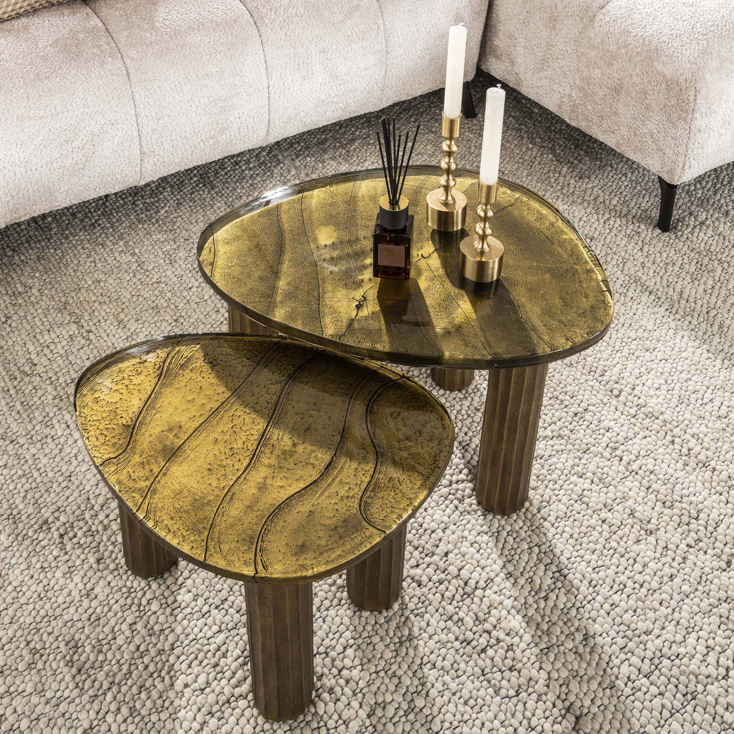 Salontafel Eclipse S / Antiek goud - Zijlstra