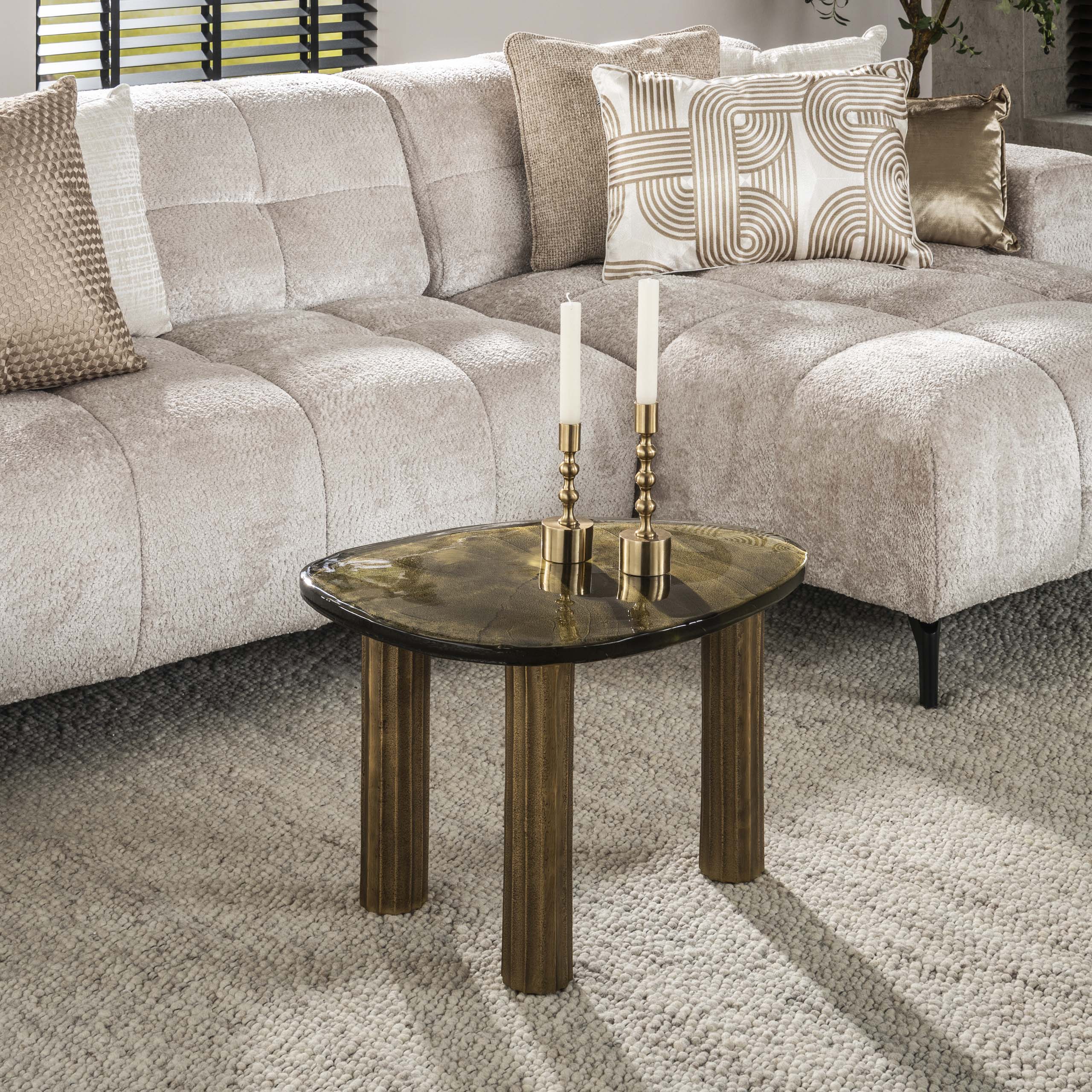 Couchtisch Eclipse M in Antikgold (Antiek Gold) - Emmo Design