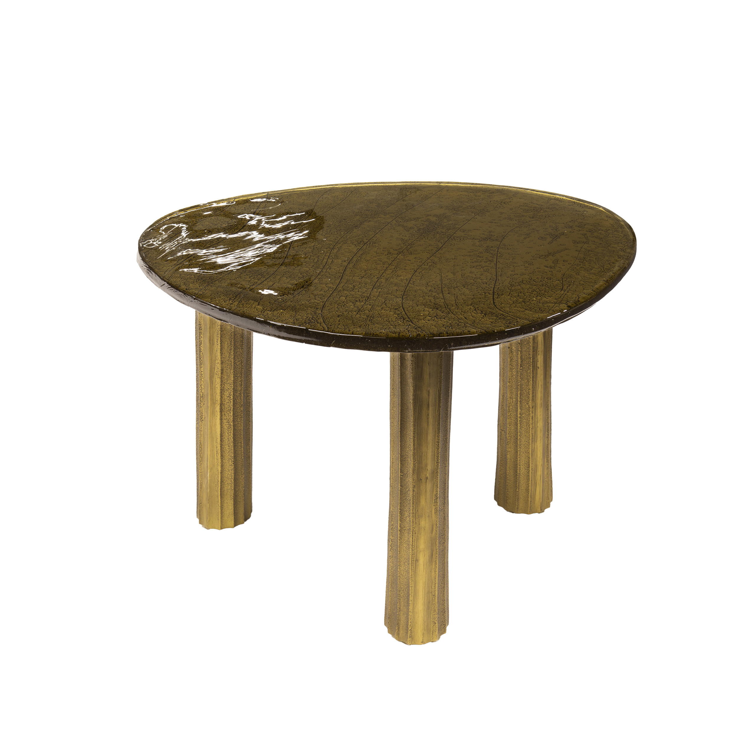 Couchtisch Eclipse L in Antikgold (Antiek Gold) - Emmo Design