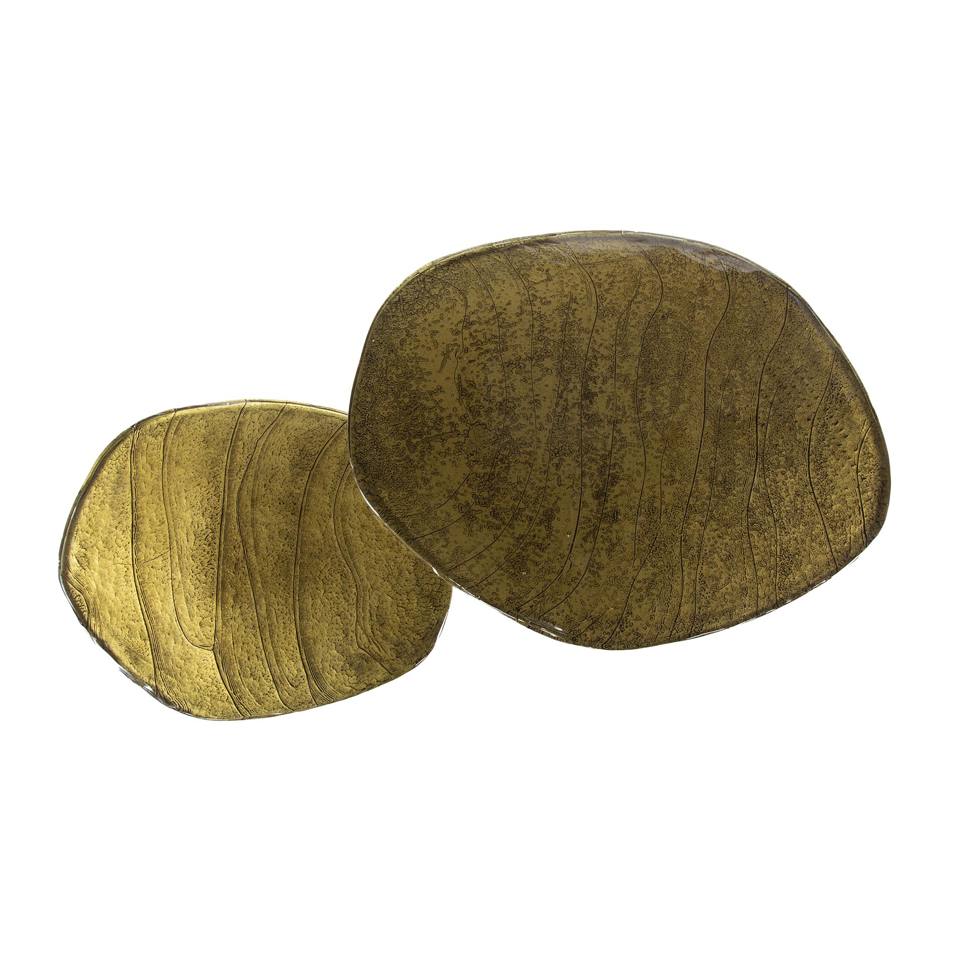 Couchtisch-Set Eclipse (2-teilig) in Antikgold (Antiek Gold) - Emmo Design