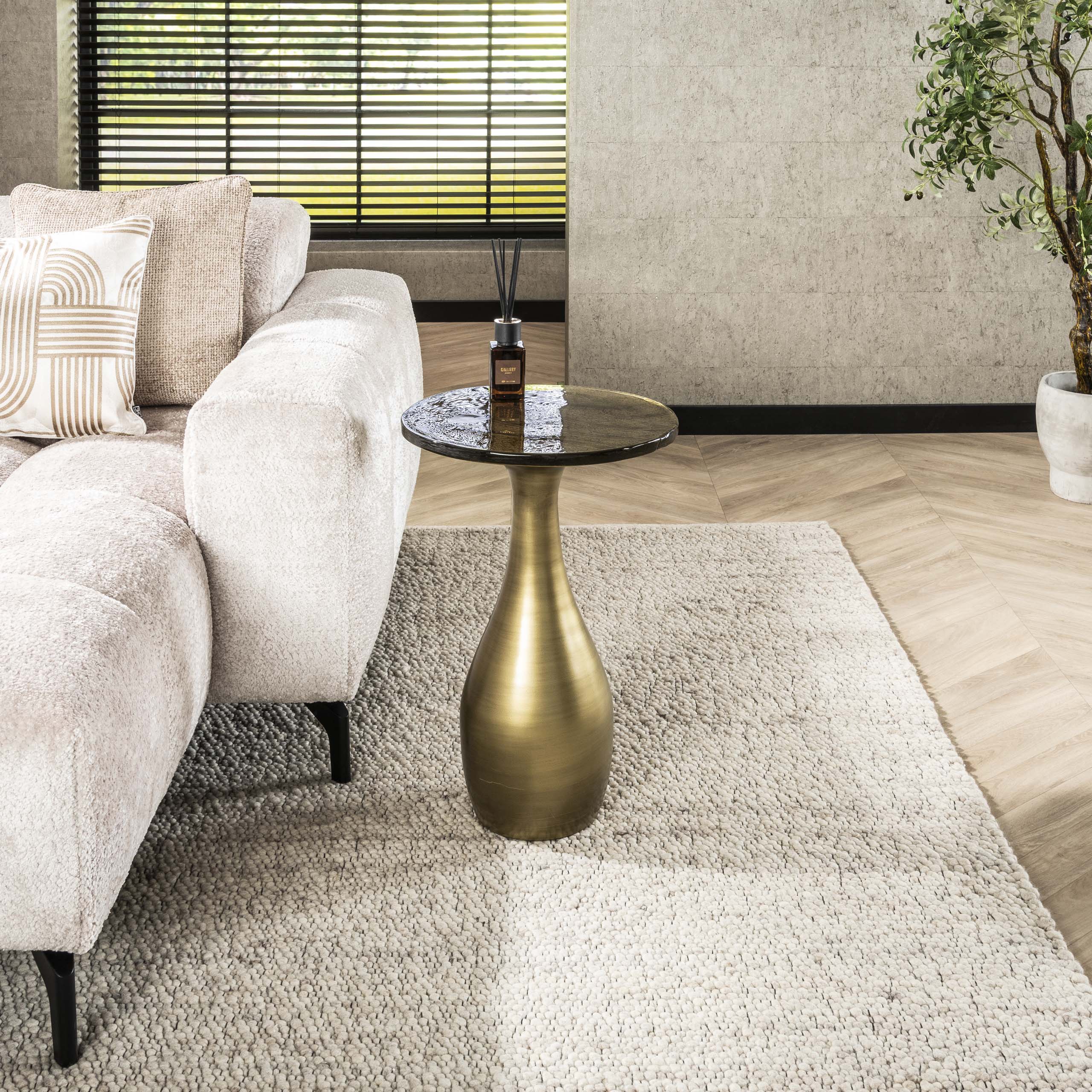 Beistelltisch Eclipse Drop M / Antik Gold - Zijlstra