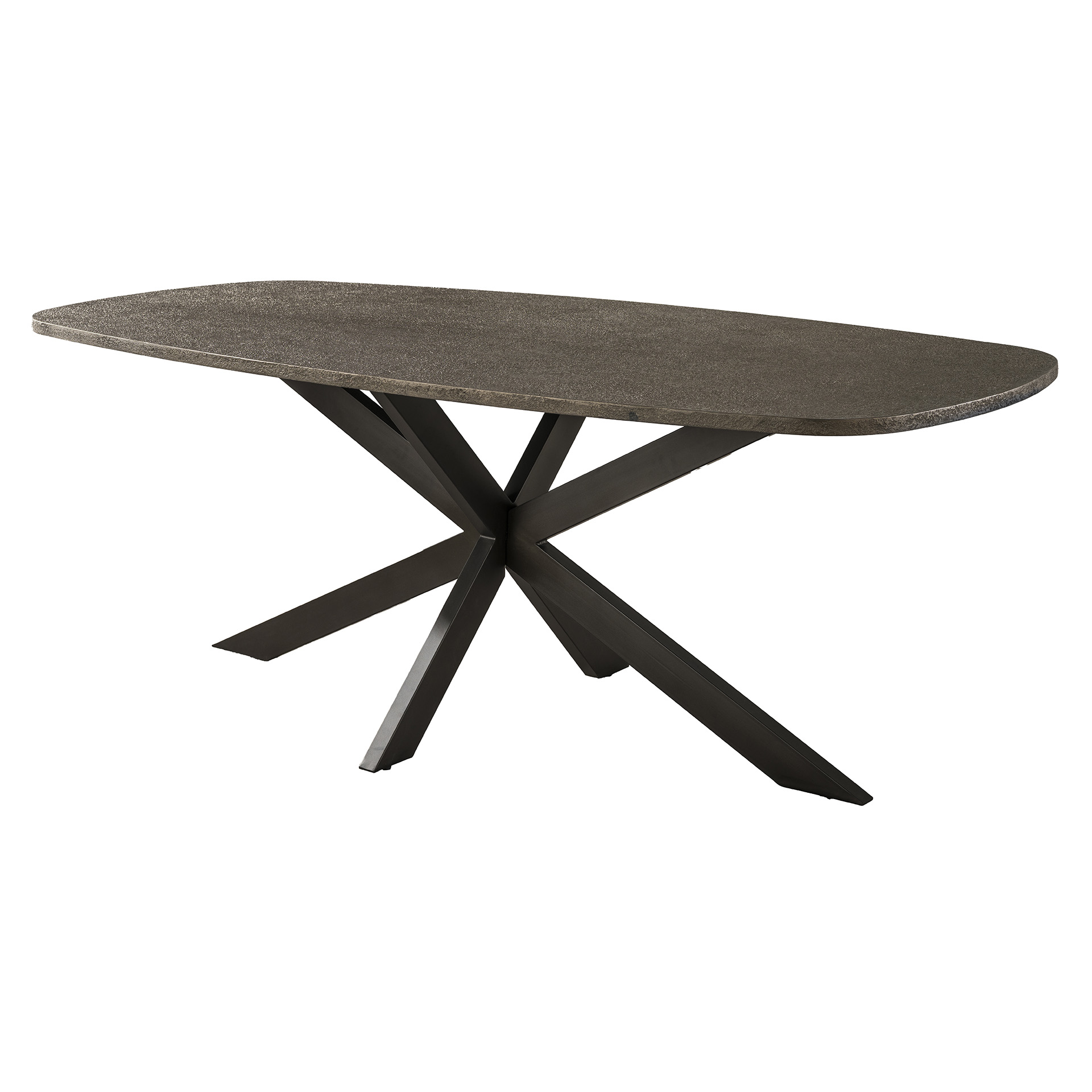 Eettafel Bronvik deens ovaal 180cm / Brons liquid metal - Zijlstra
