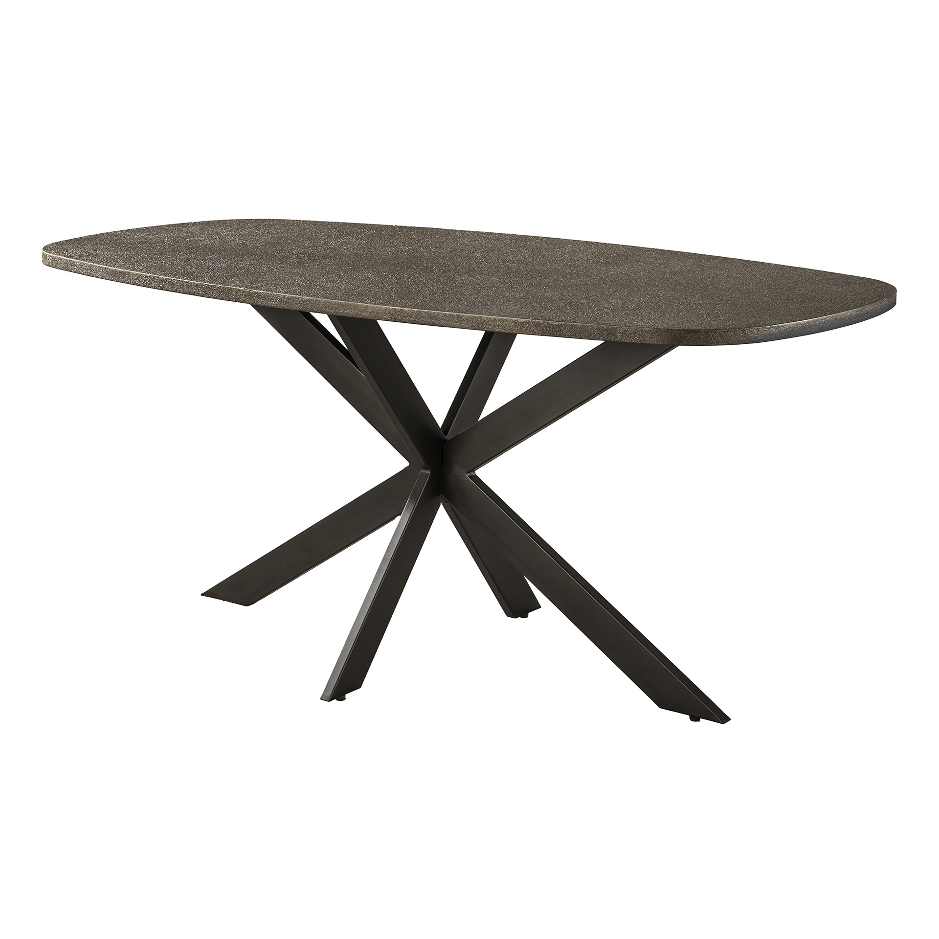 Eettafel Bronvik deens ovaal 180cm / Brons liquid metal - Zijlstra