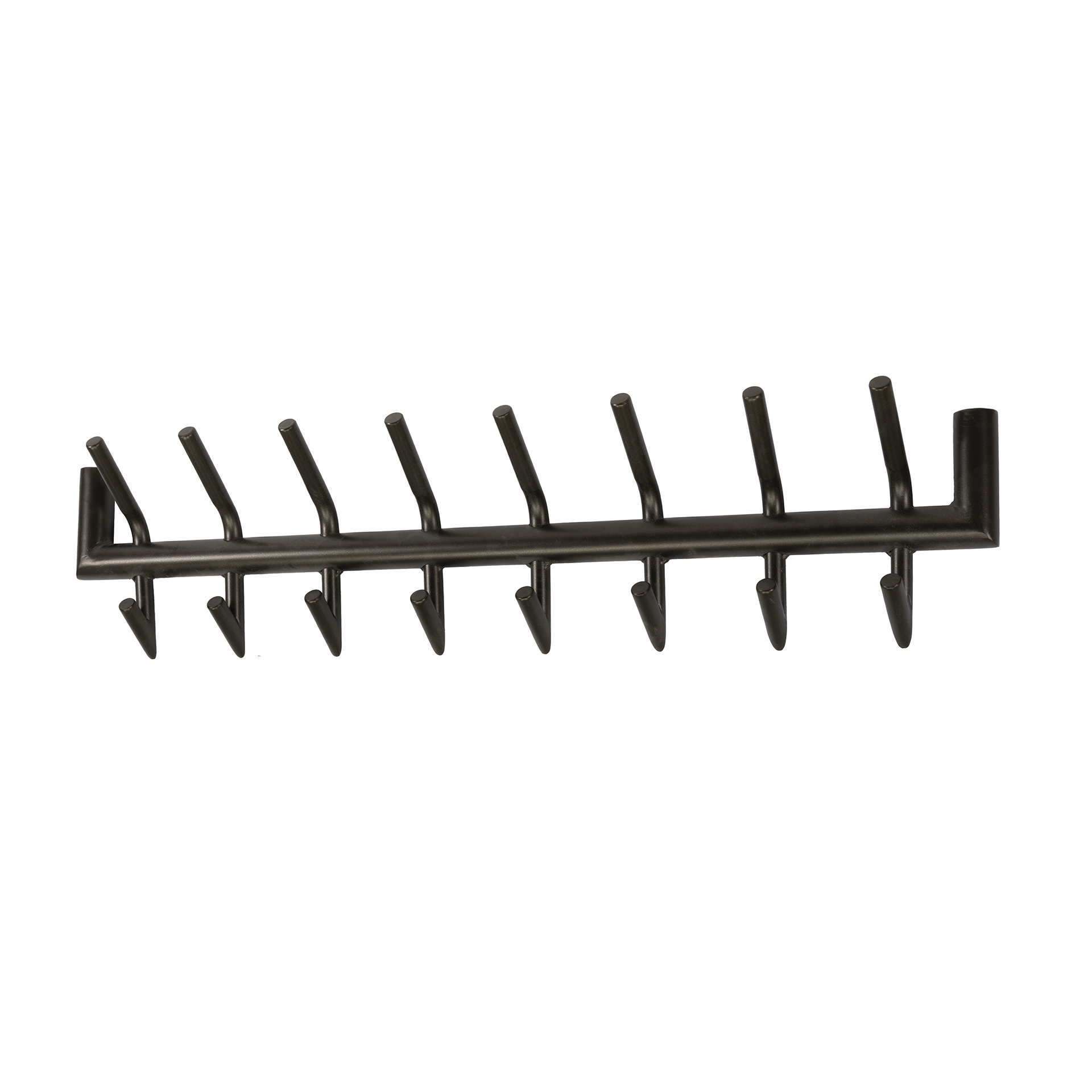 Tubo Coat Rack 2x6 Hooks / Drift Brown - Zijlstra