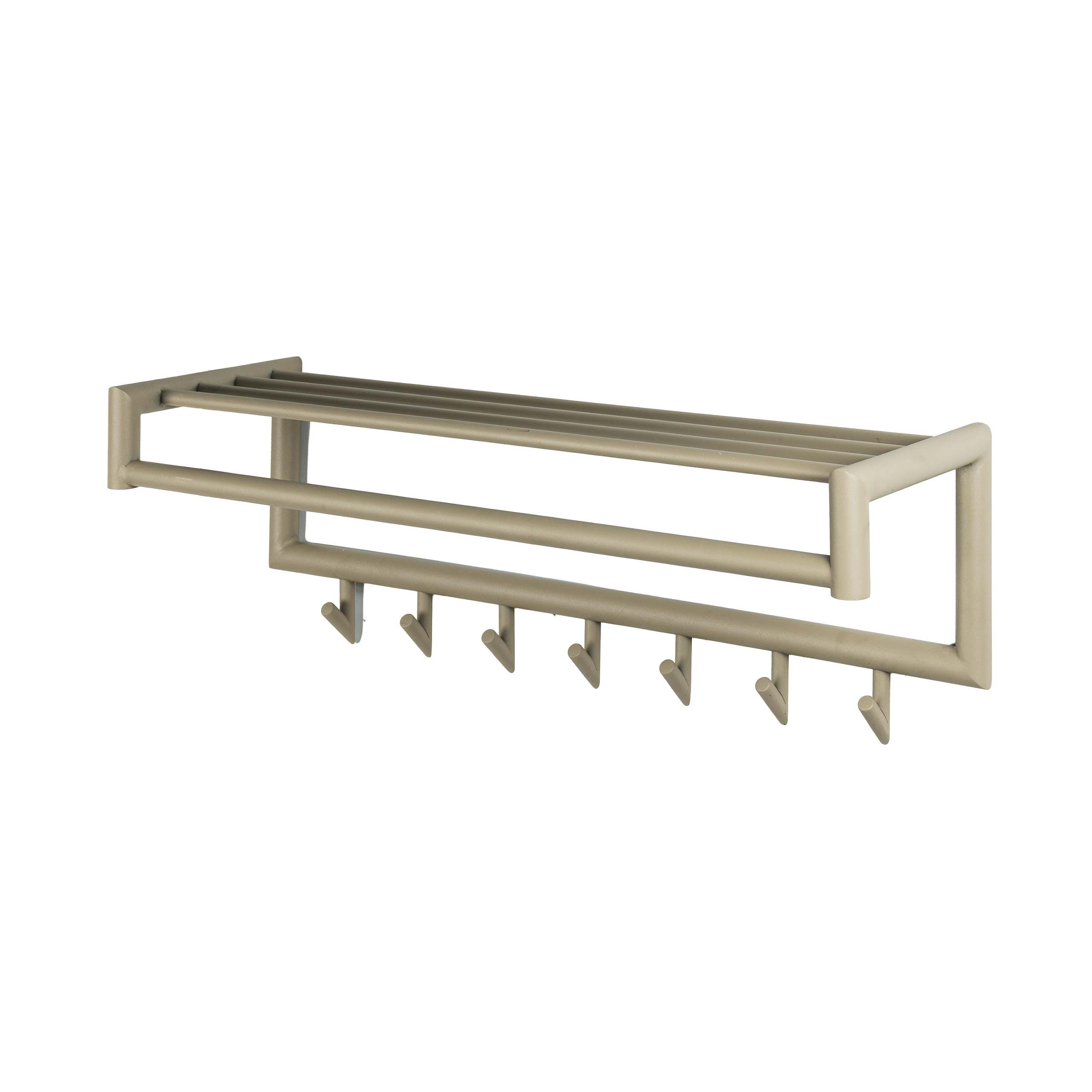 Perchero Tubo 7 ganchos / Beige - Zijlstra