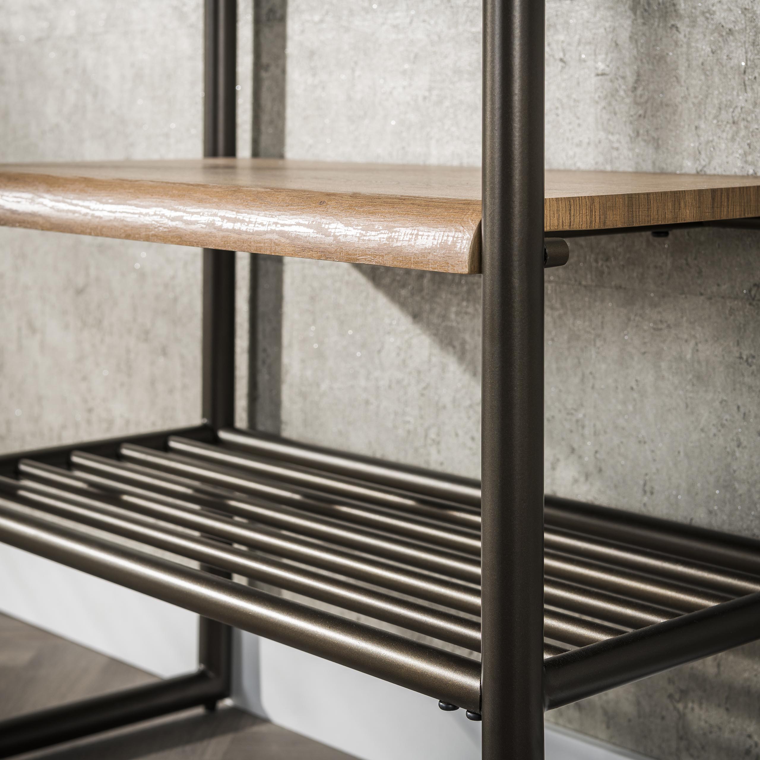 Garderobemeubel Luno 70cm / Drift brown - Zijlstra