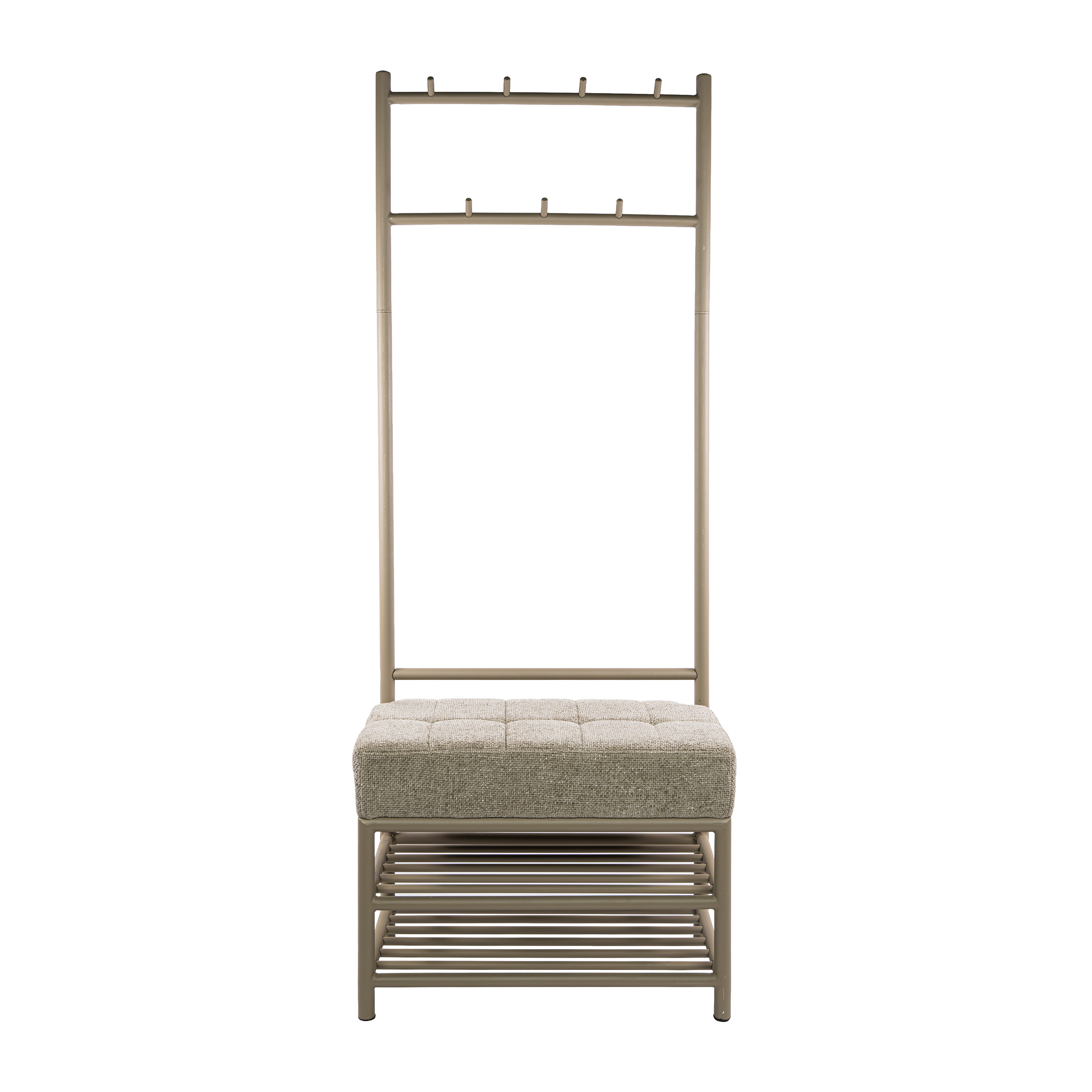 Garderobenbank Luno 100cm in Beige - Emmo Design