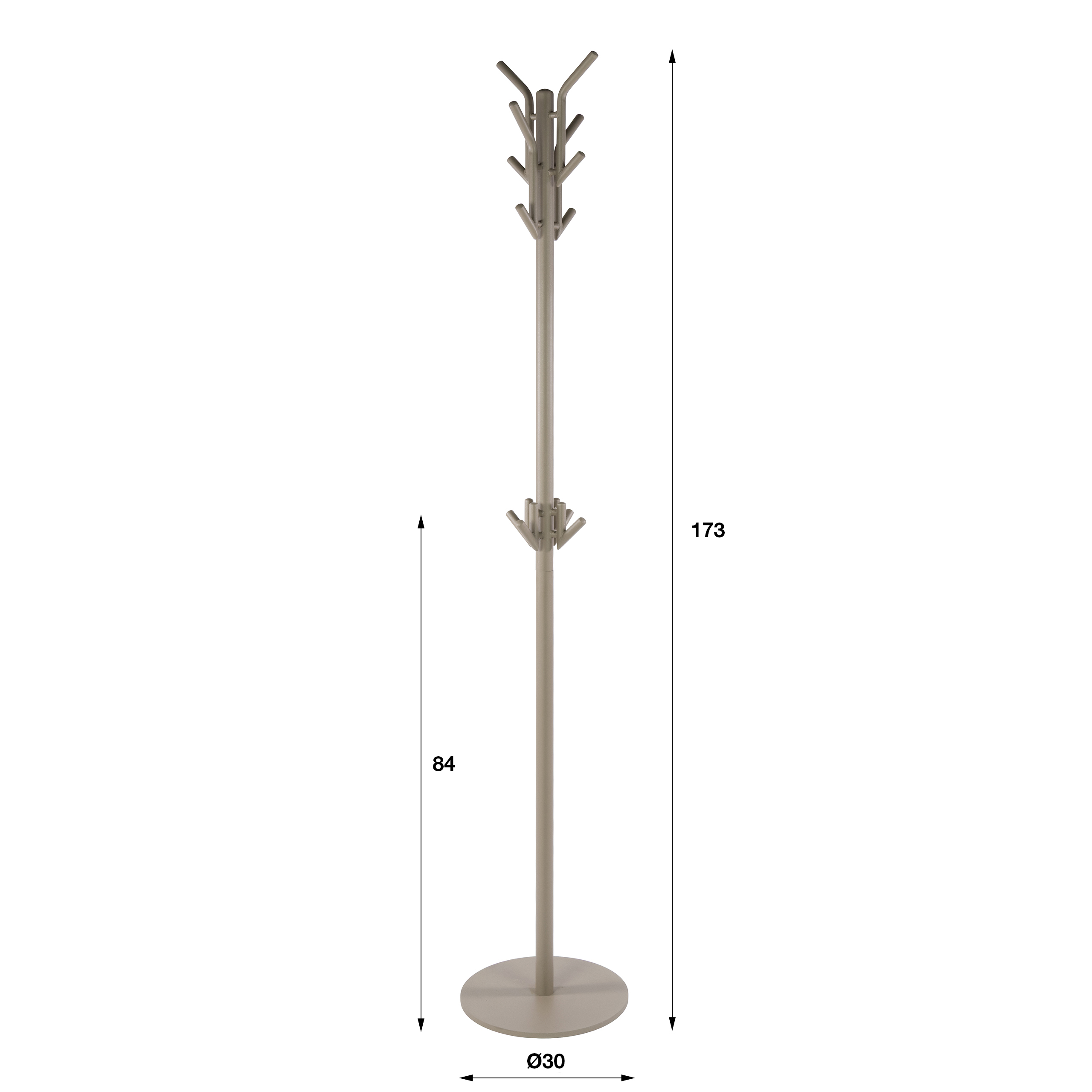 Staande kapstok Luno in beige - Emmo Design