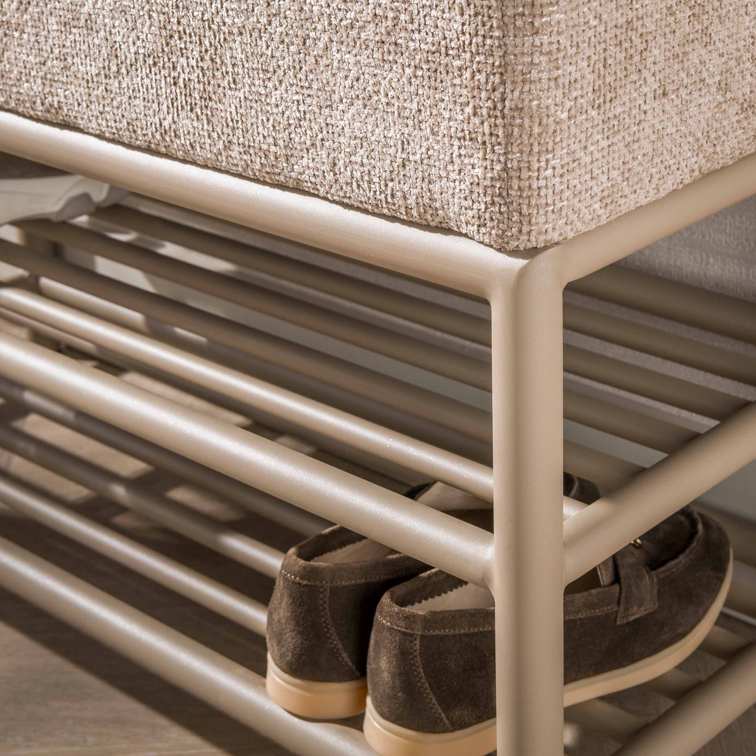 Shoe Bench Terra 85cm / Beige - Zijlstra