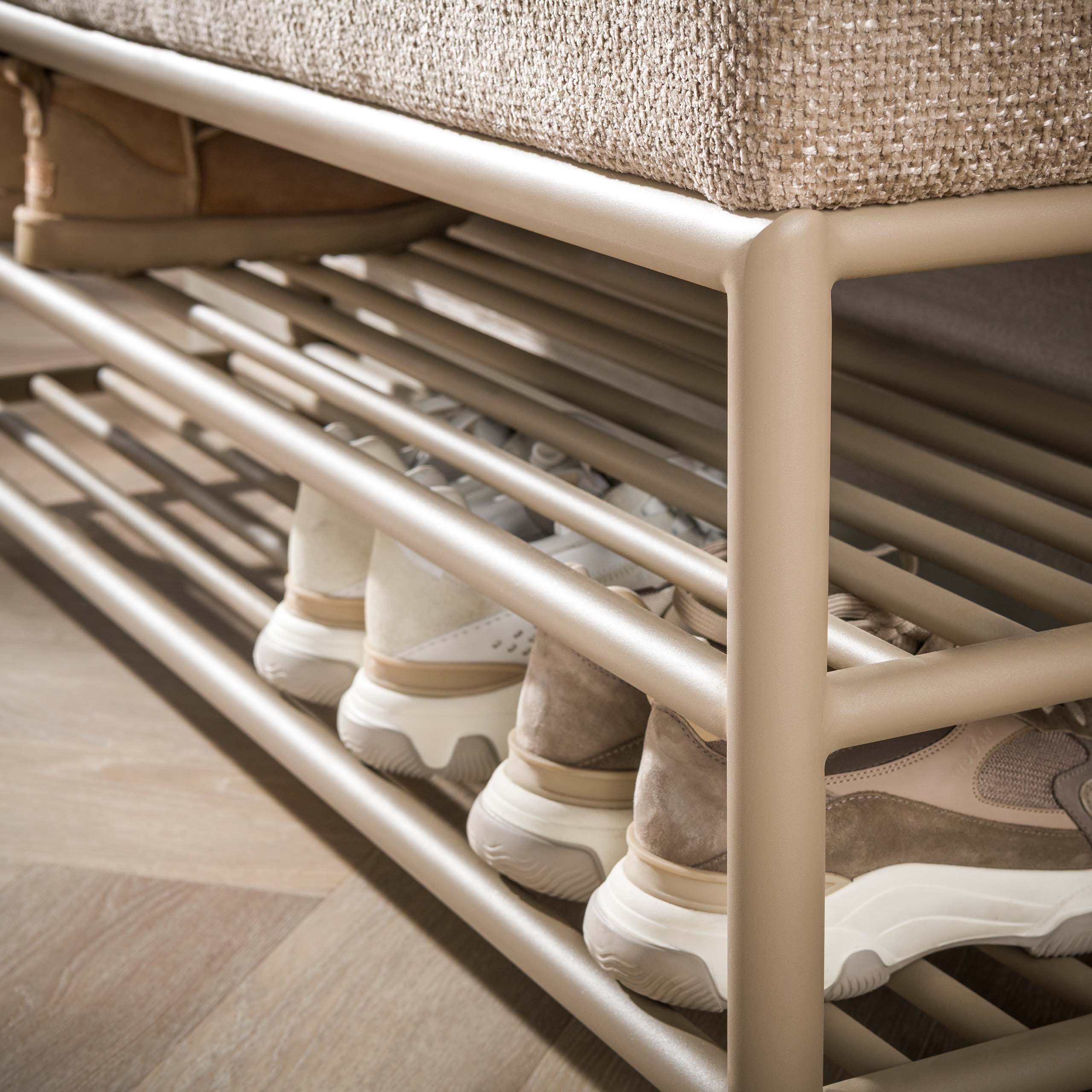Shoe Bench Terra 125cm / Beige - Zijlstra