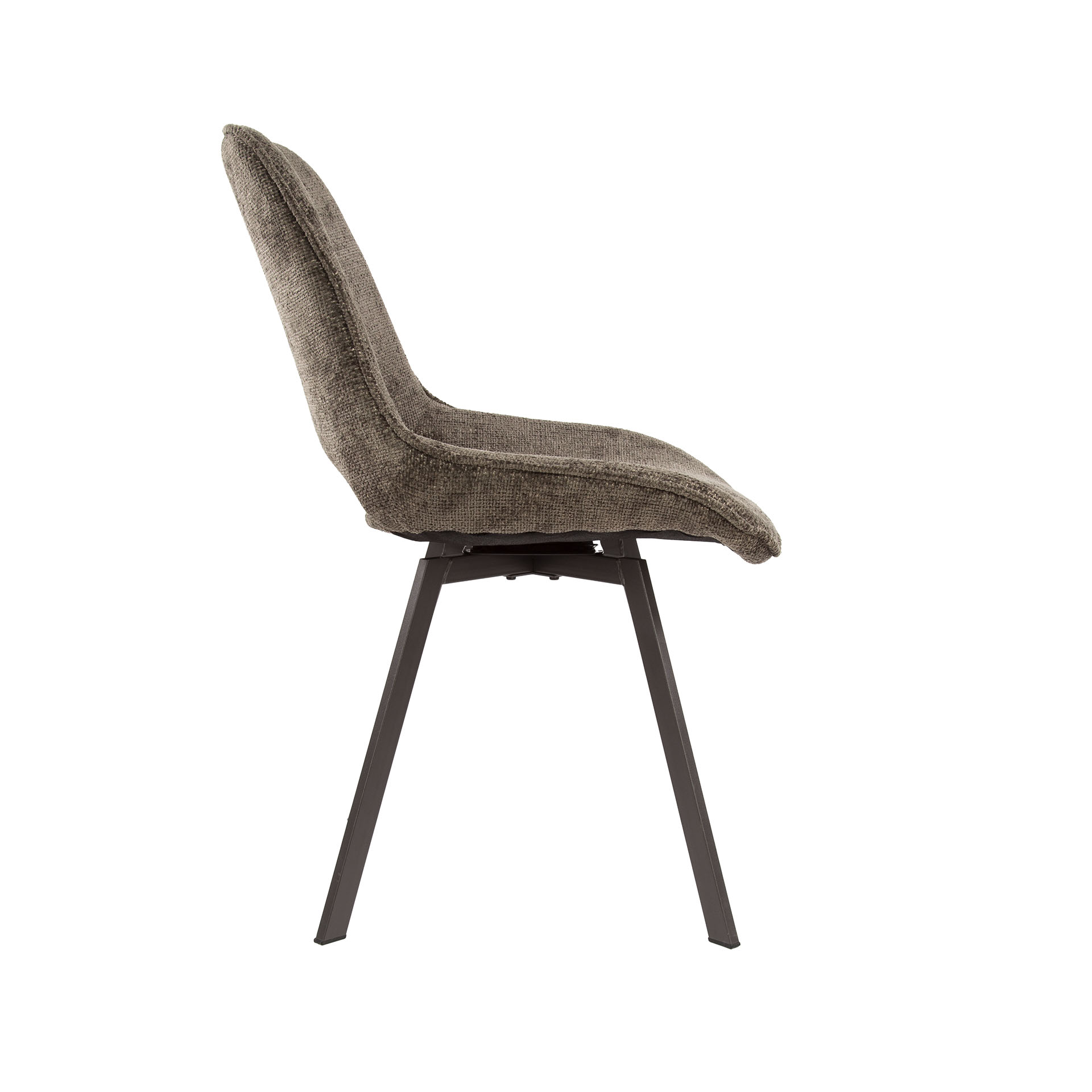 Stuhl Swivel draaibaar in Hoven Taupe (4er-Set) - Emmo Design