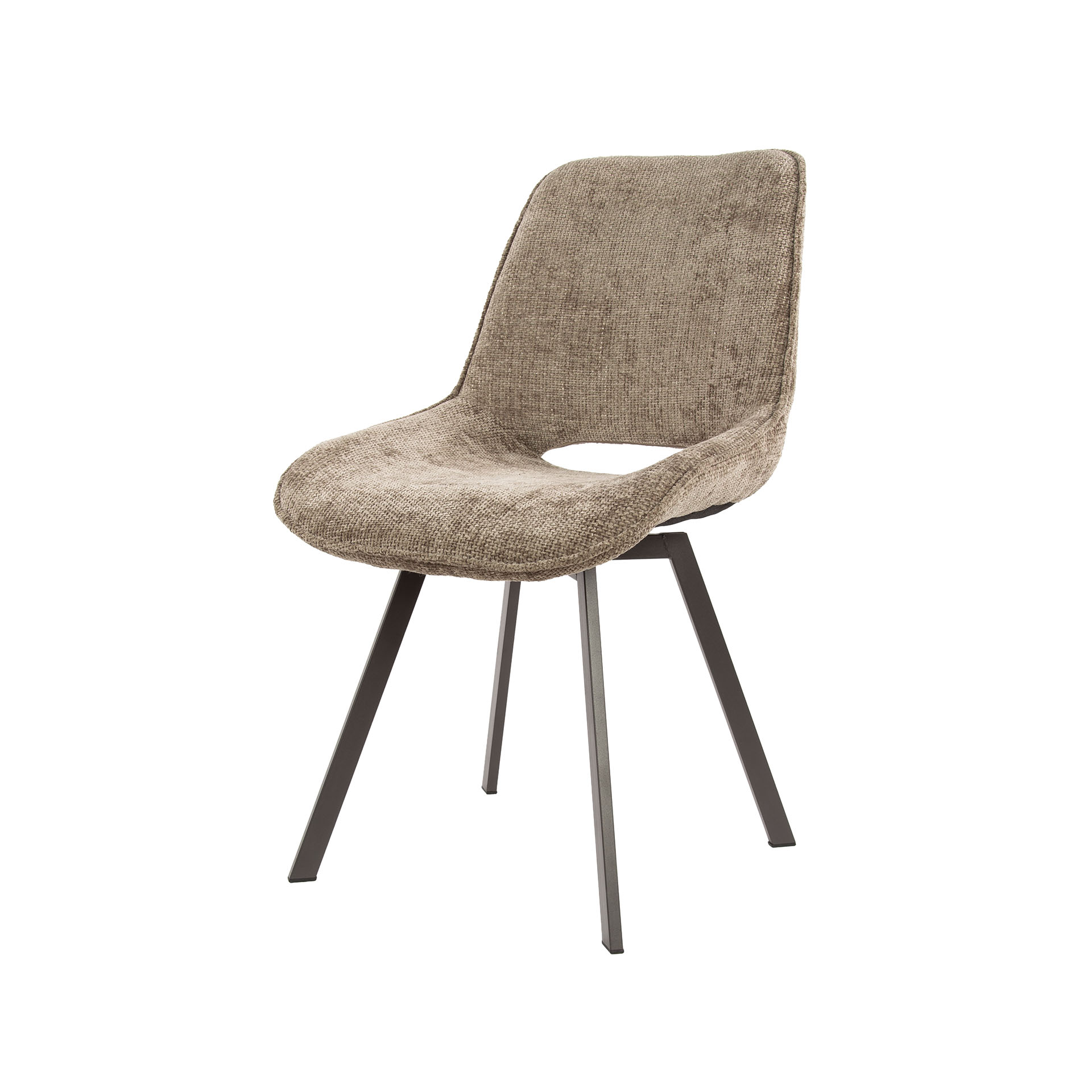 Stuhl Swivel draaibaar in Hoven Champagner (4er-Set) - Emmo Design