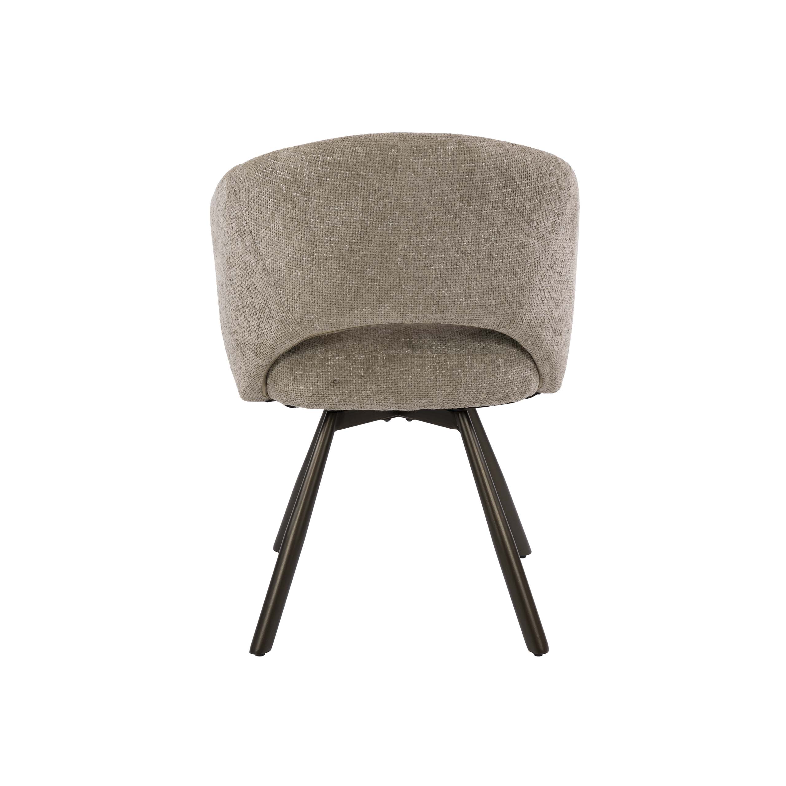 Armstuhl Salon Cross drehbar verpackt pro 2 / Cargo sand-braun - Zijlstra