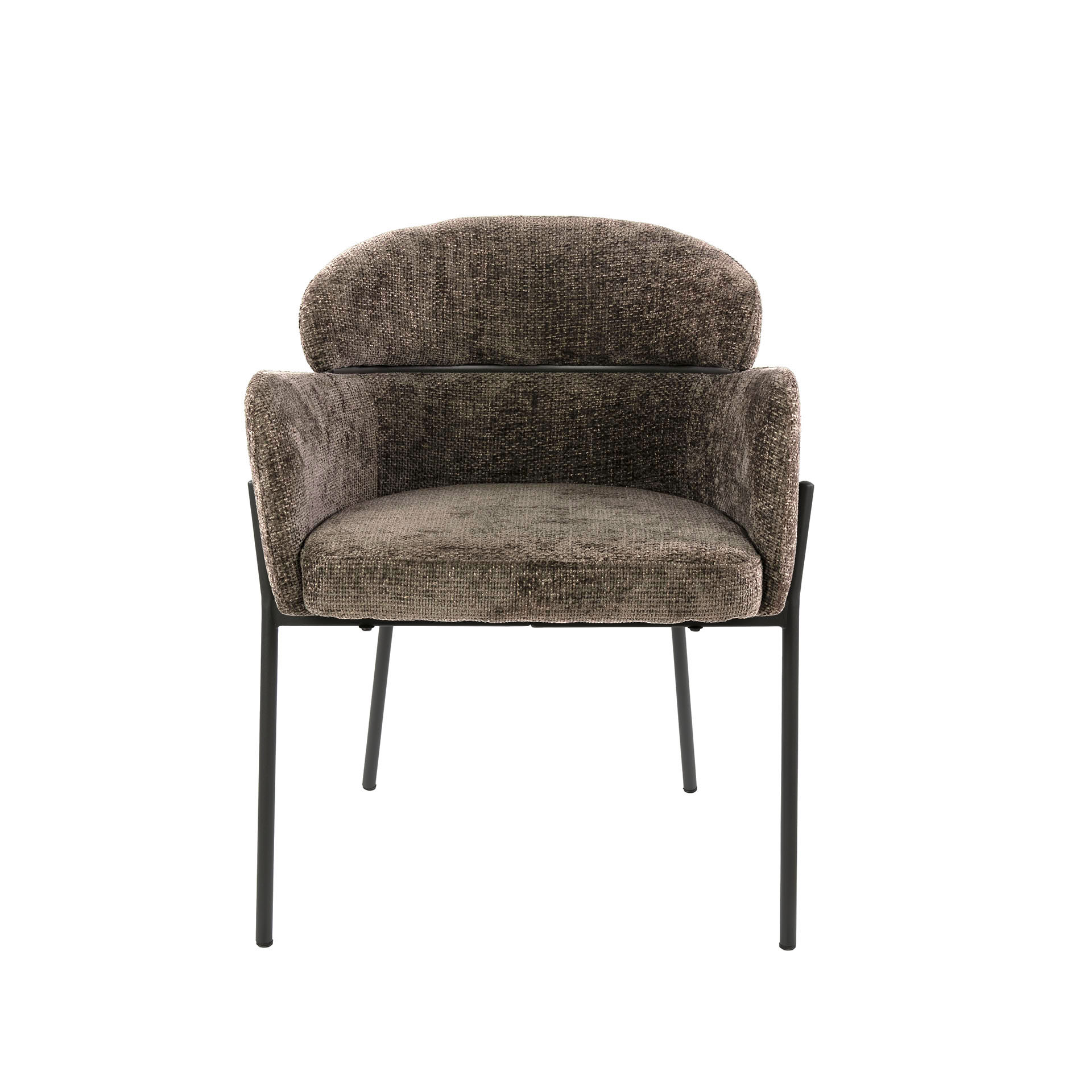 Armlehnstuhl Curva 2er-Set / Hoven taupe - Zijlstra