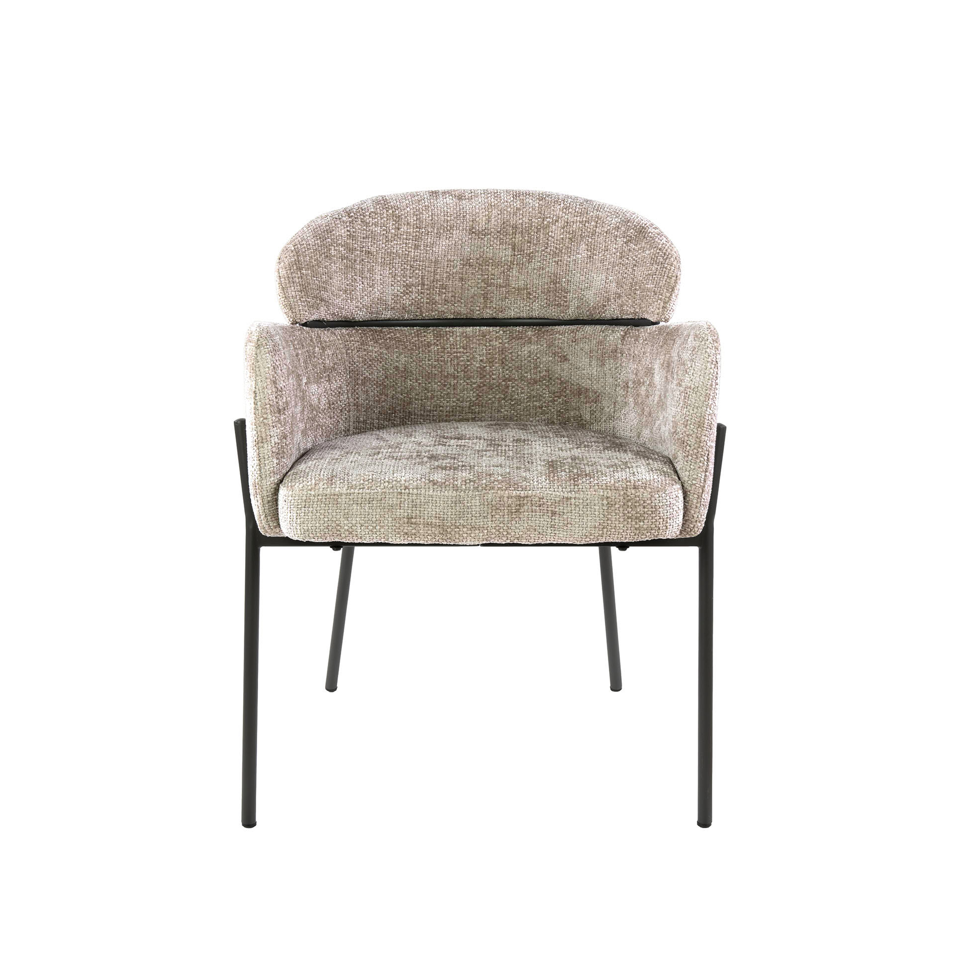 Armlehnstuhl Curva in Hoven Sand (2er-Set) - Emmo Design