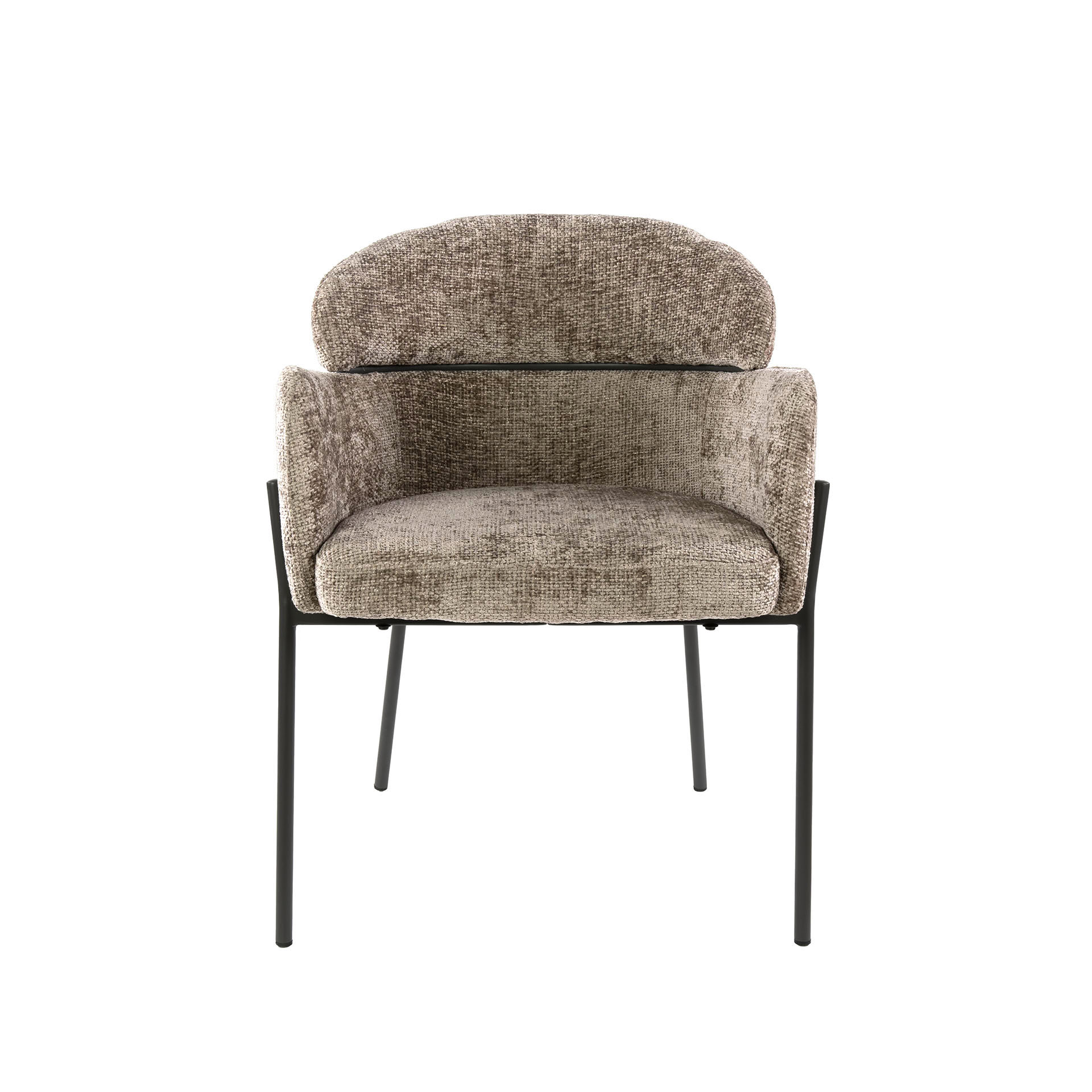 Armlehnstuhl Curva 2er-Set / Hoven champagne - Zijlstra
