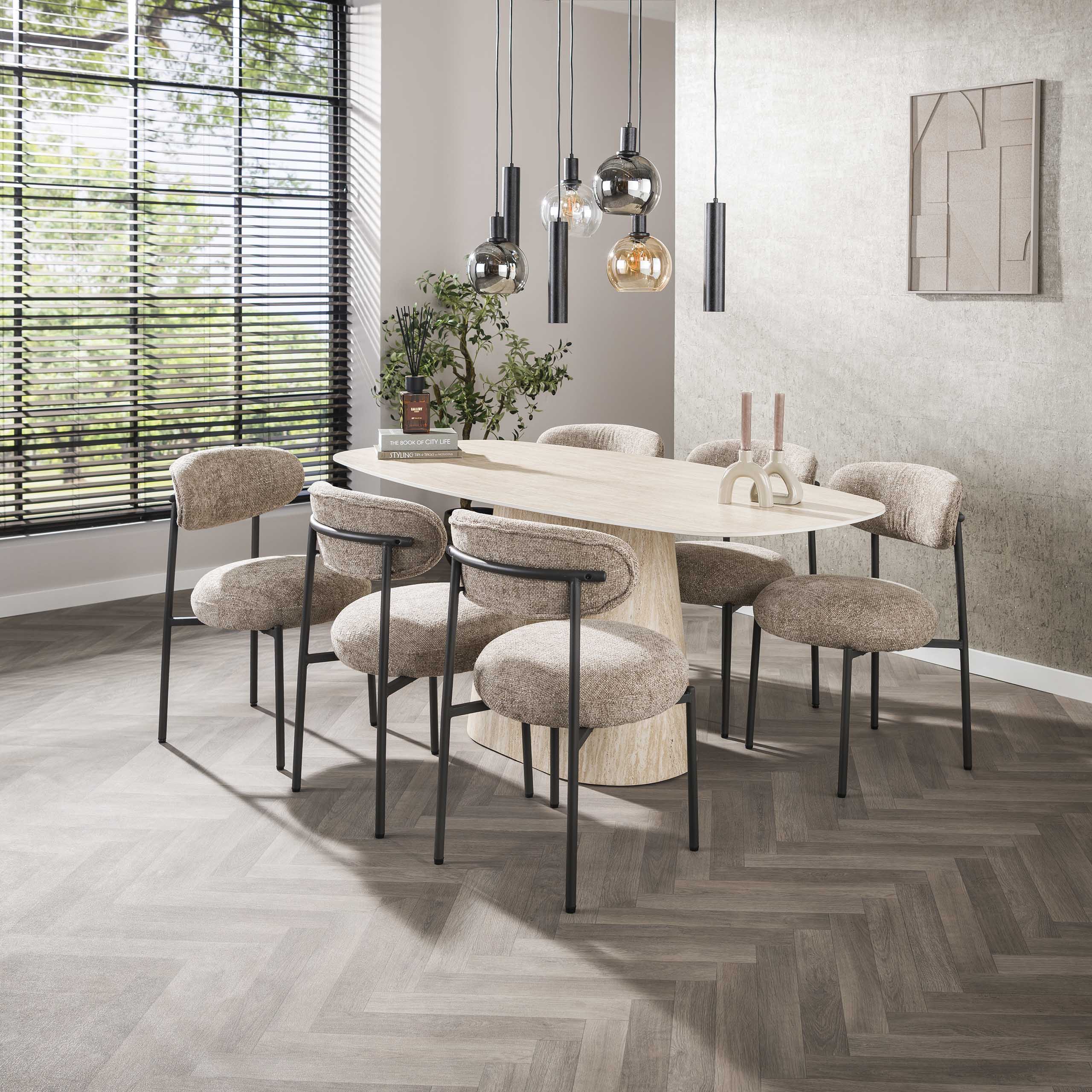 Silla de comedor Round Cargo Sand - Zijlstra