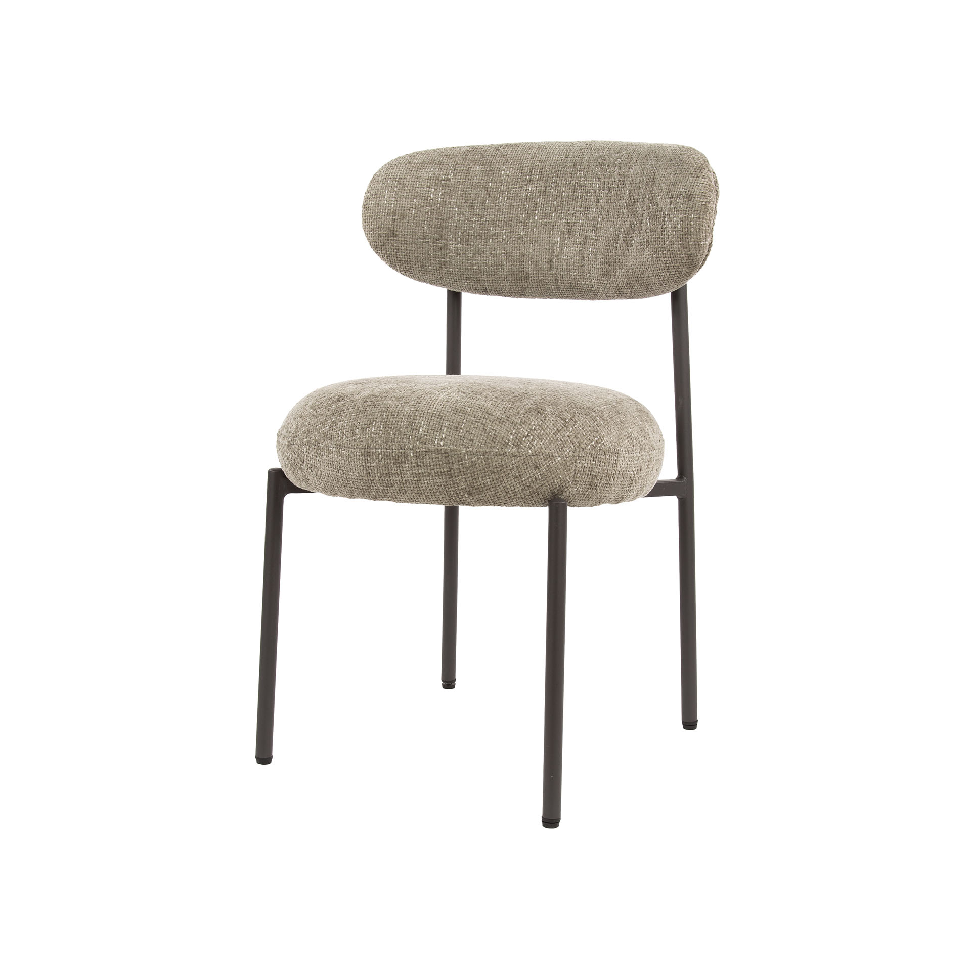 Stuhl Round in Cargo Sand (2er-Set) (Stoff) - Emmo Design