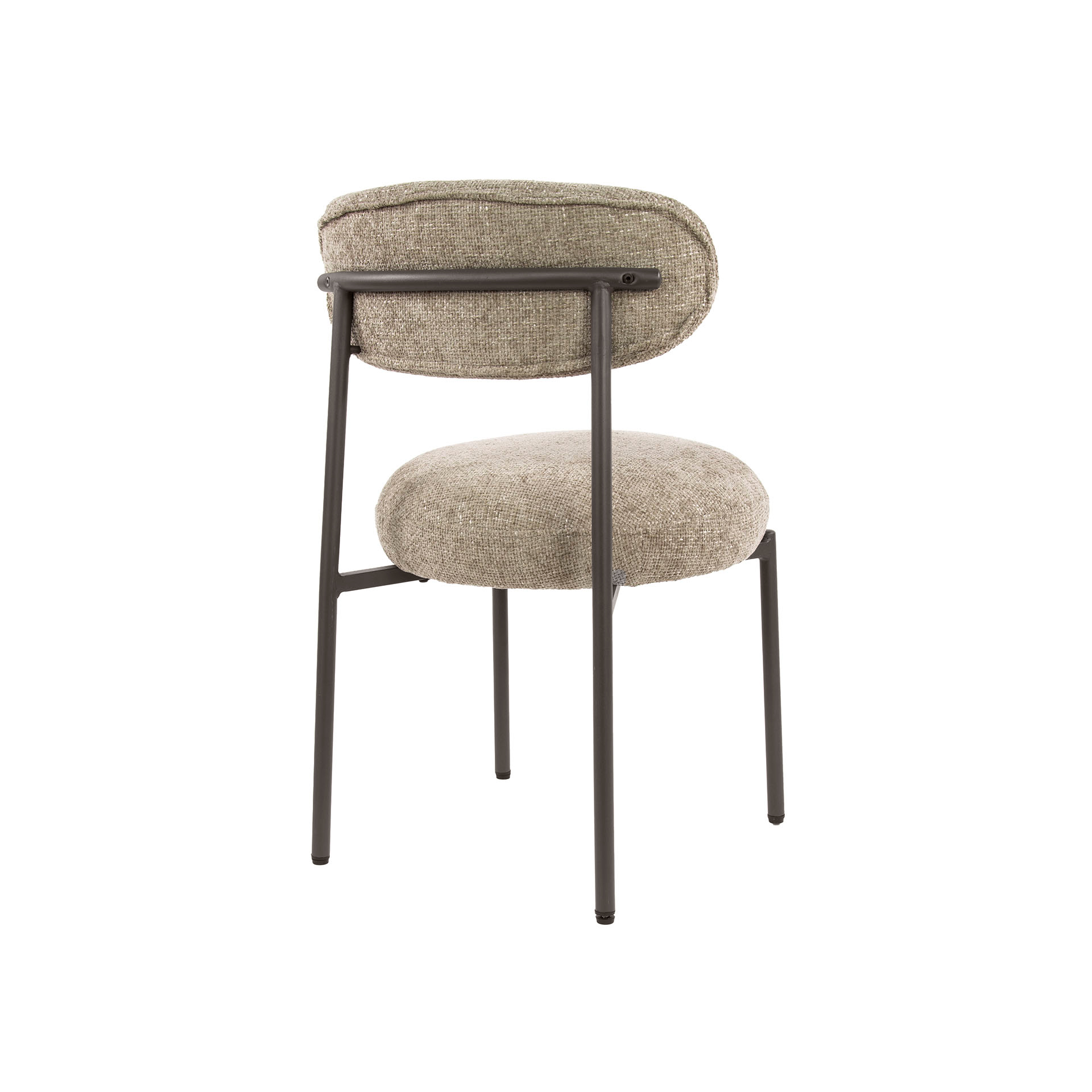 Stuhl Round in Cargo Sand-Braun (2er-Set) - Emmo Design