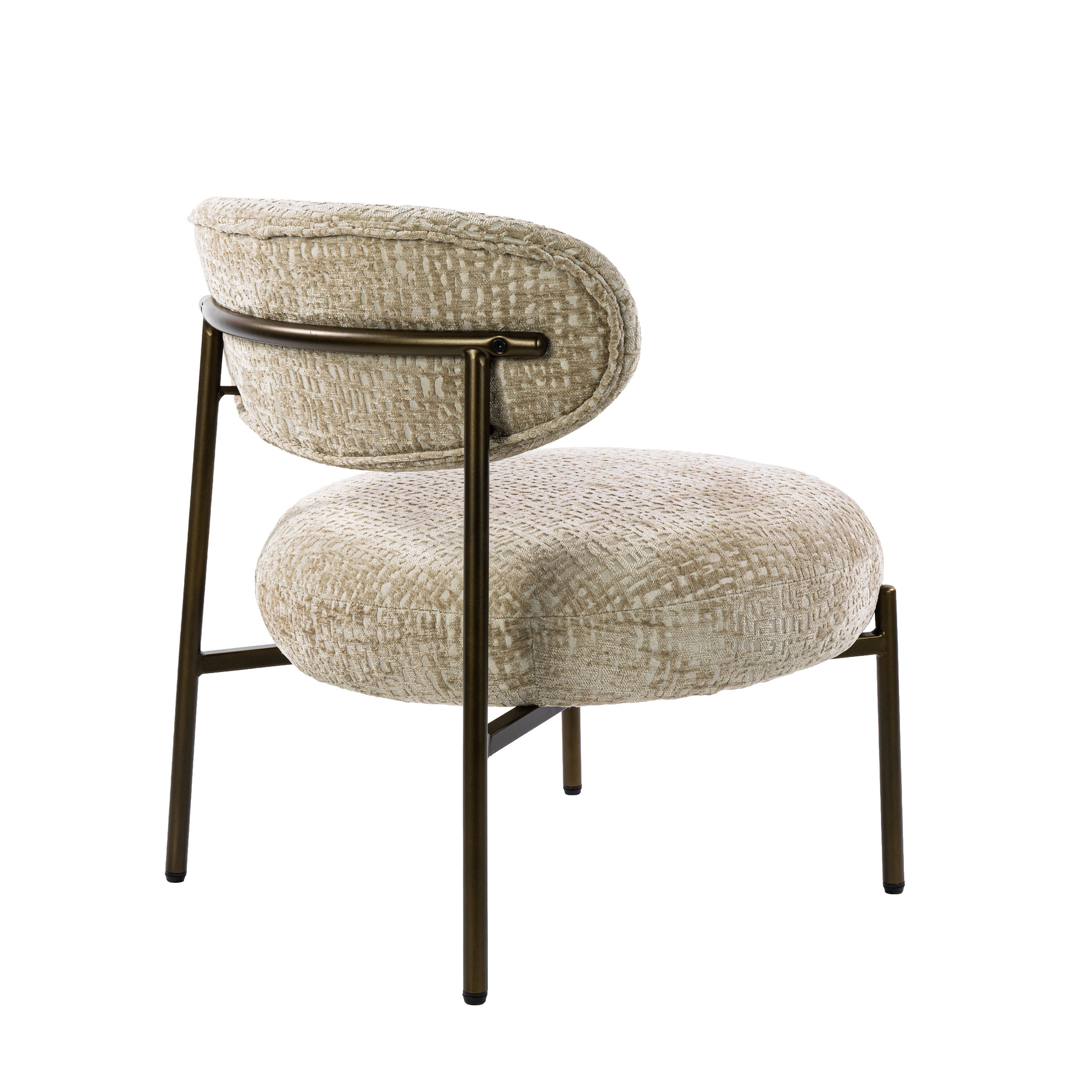Fauteuil Round / Monti zand-bruin - Zijlstra