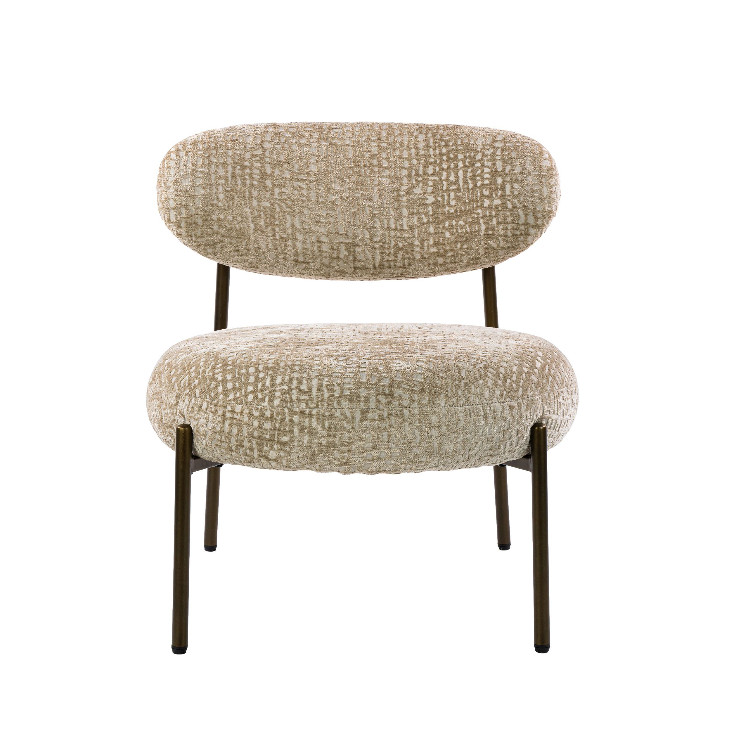 Fauteuil Round / Monti zand-bruin - Zijlstra
