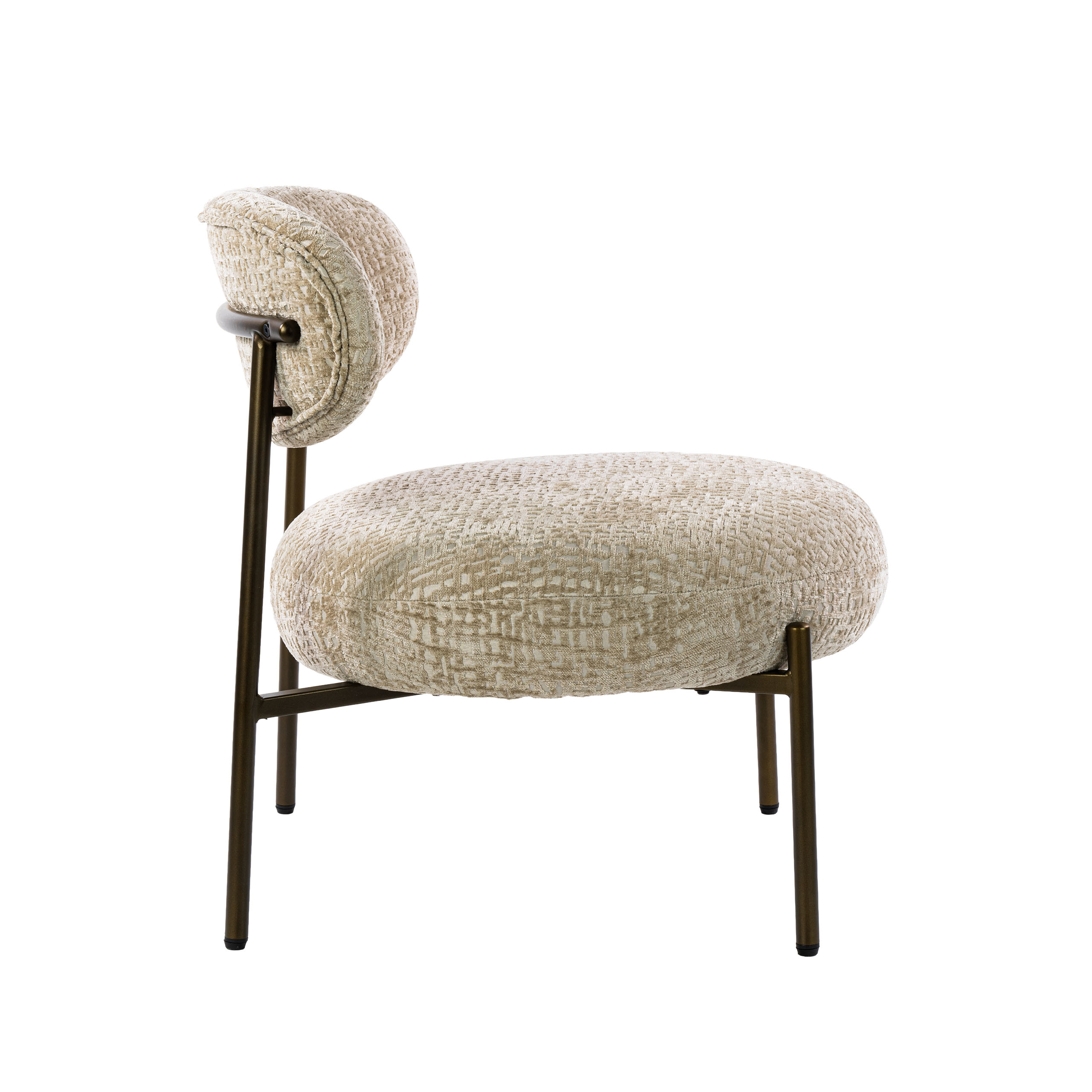 Fauteuil Round / Monti zand-bruin - Zijlstra