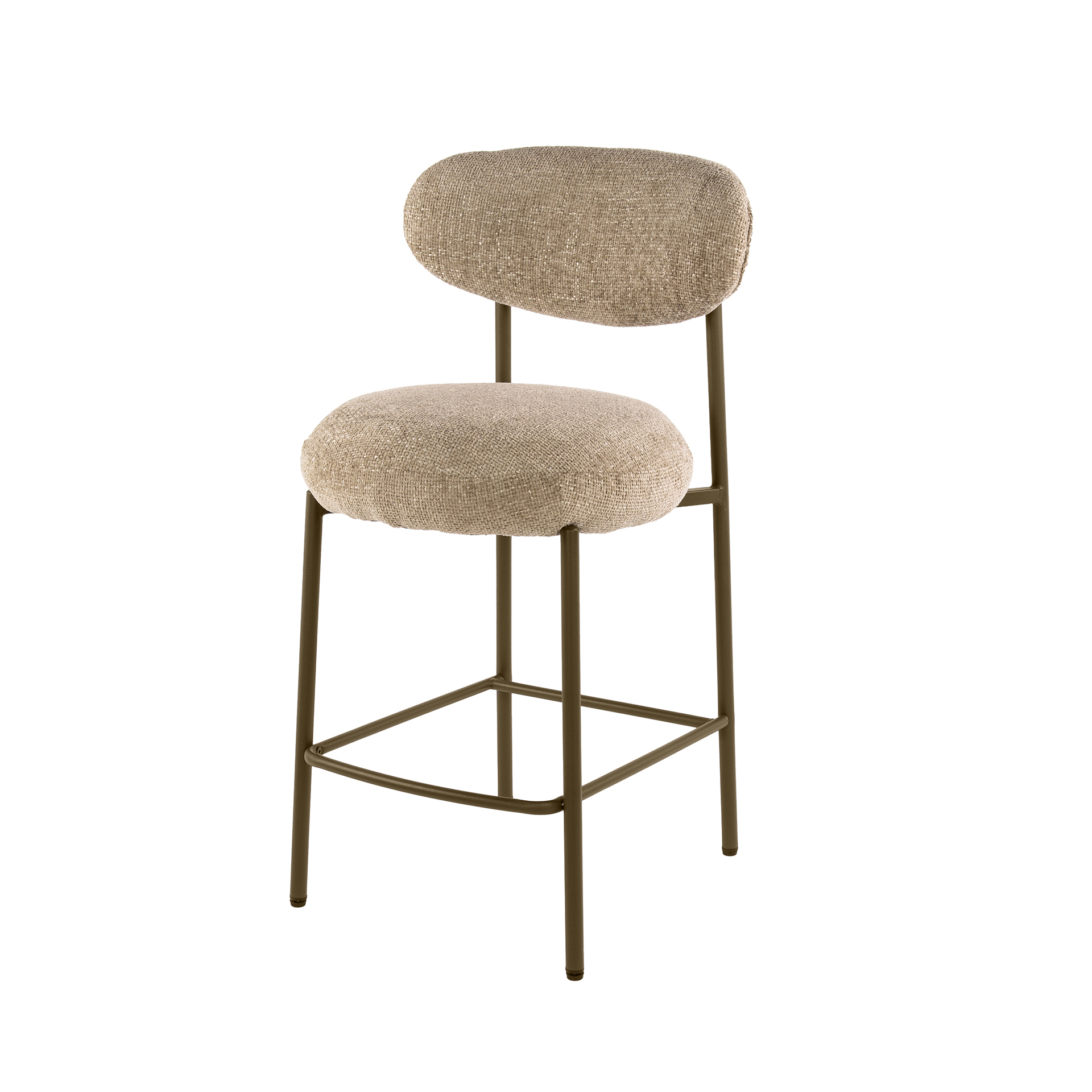 Barhocker Round verpackt pro 2 / Cargo sand-braun - Zijlstra