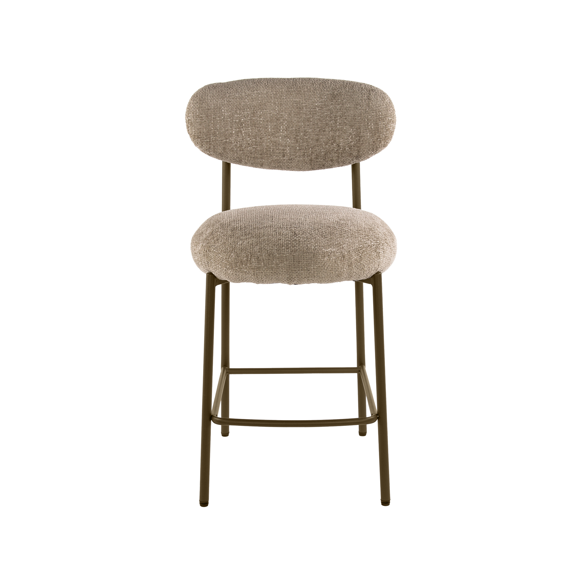 Barhocker Round verpackt pro 2 / Cargo sand-braun - Zijlstra