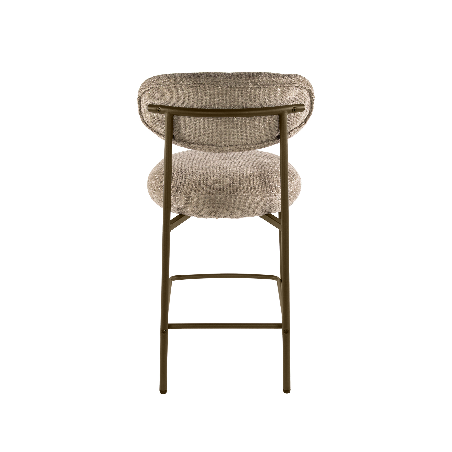 Barstuhl Round in Cargo Sand-Braun (2er-Set) - Emmo Design