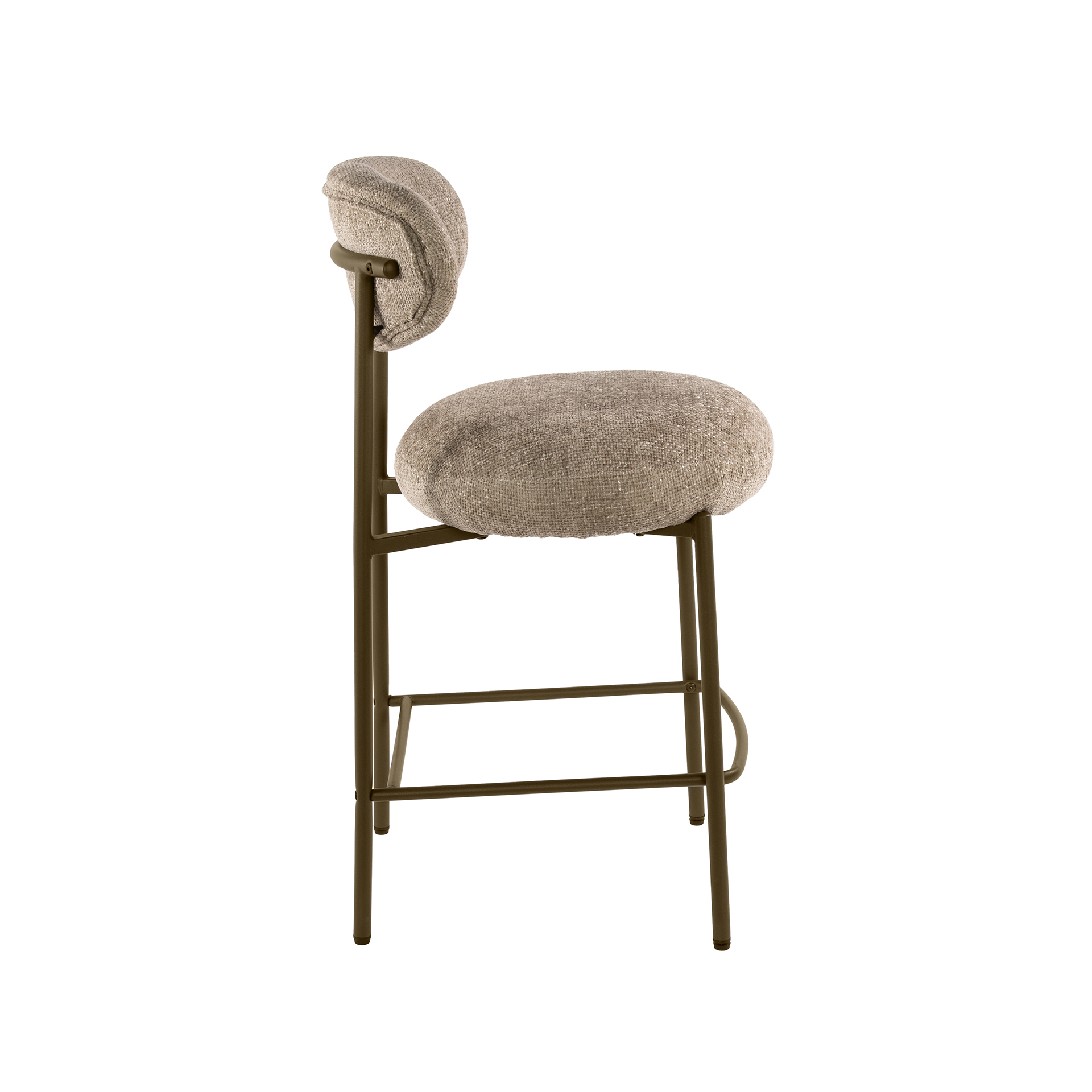Barhocker Round verpackt pro 2 / Cargo sand-braun - Zijlstra