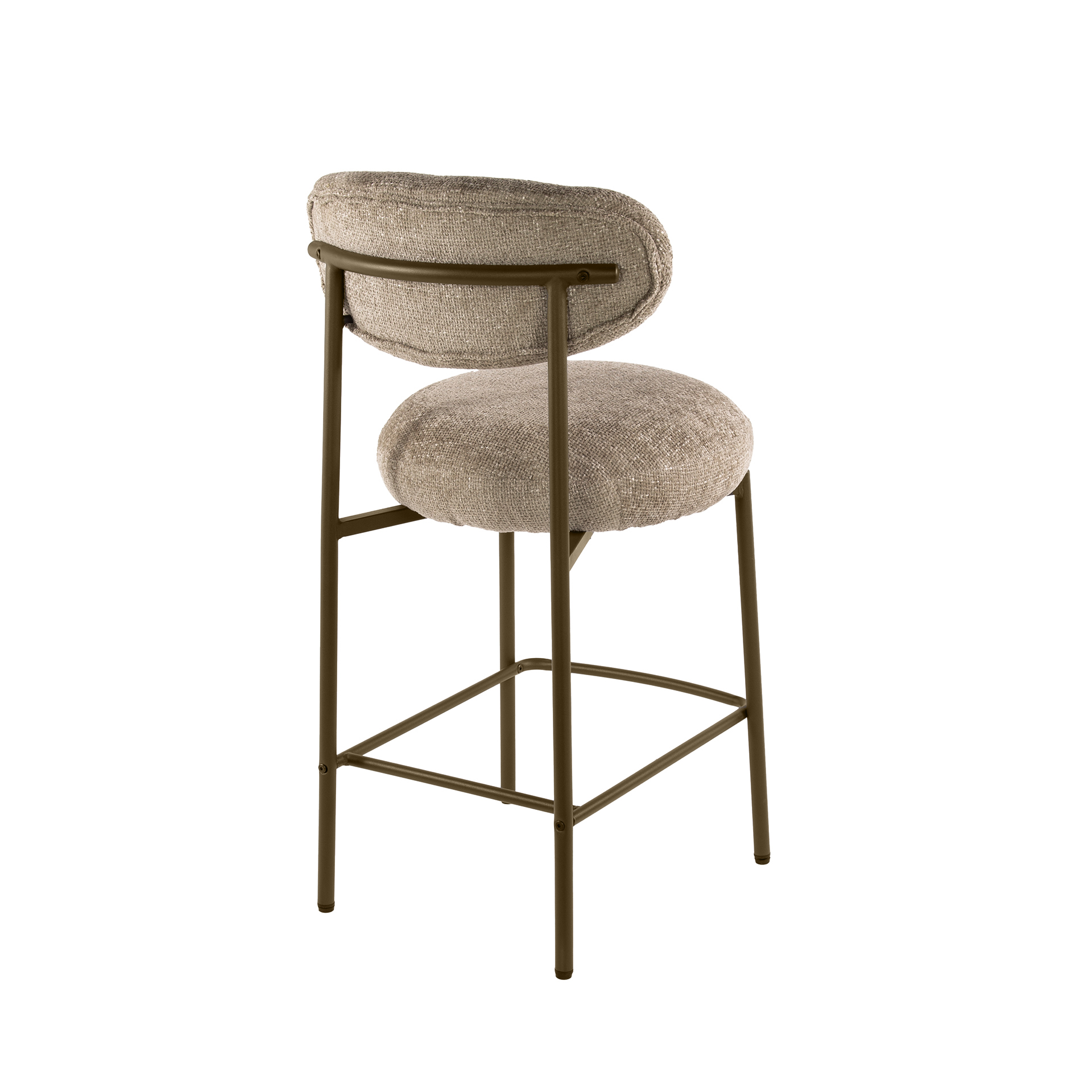 Barhocker Round verpackt pro 2 / Cargo sand-braun - Zijlstra