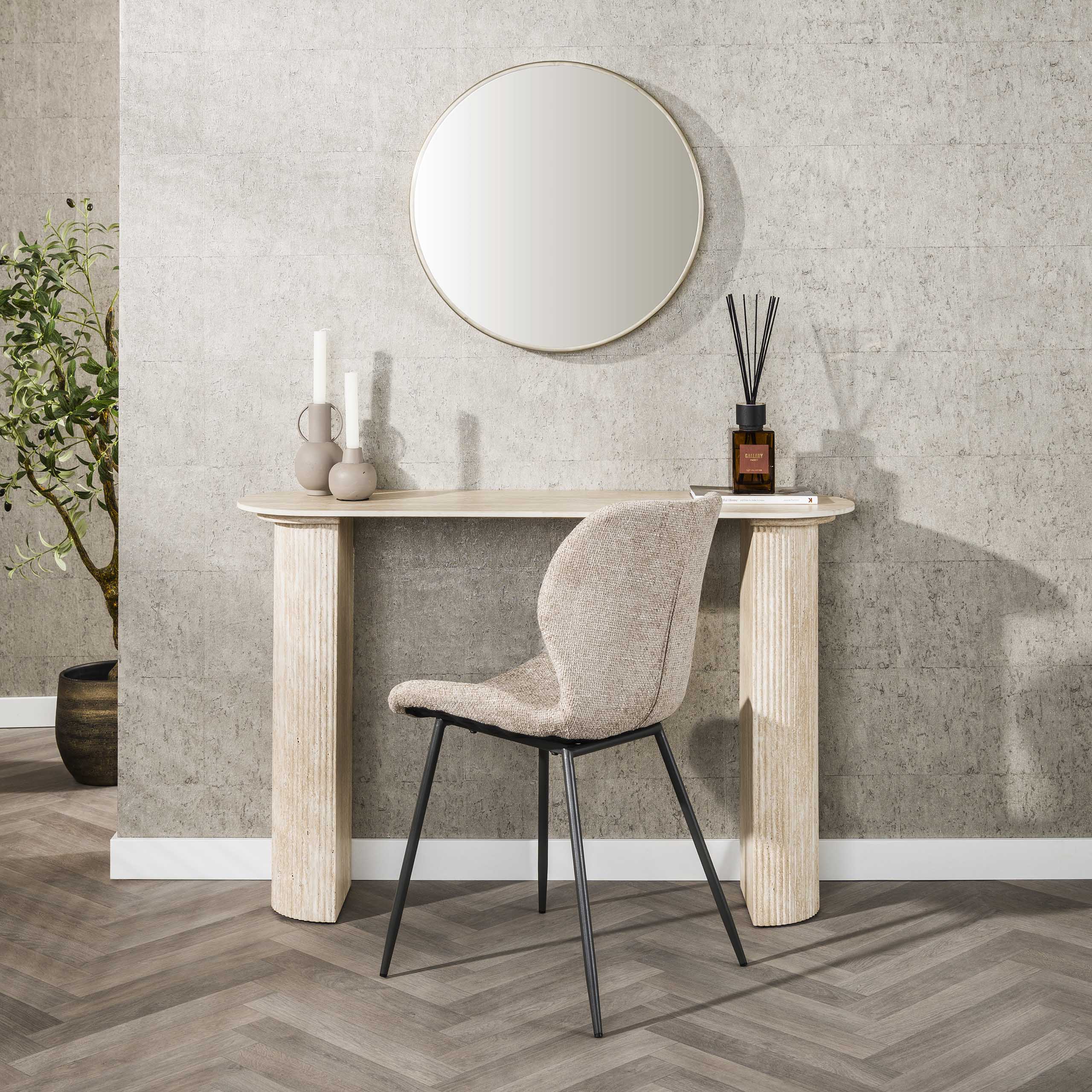 Hall/Dressing Table Romano Arch / Ceramic Travertine - Zijlstra