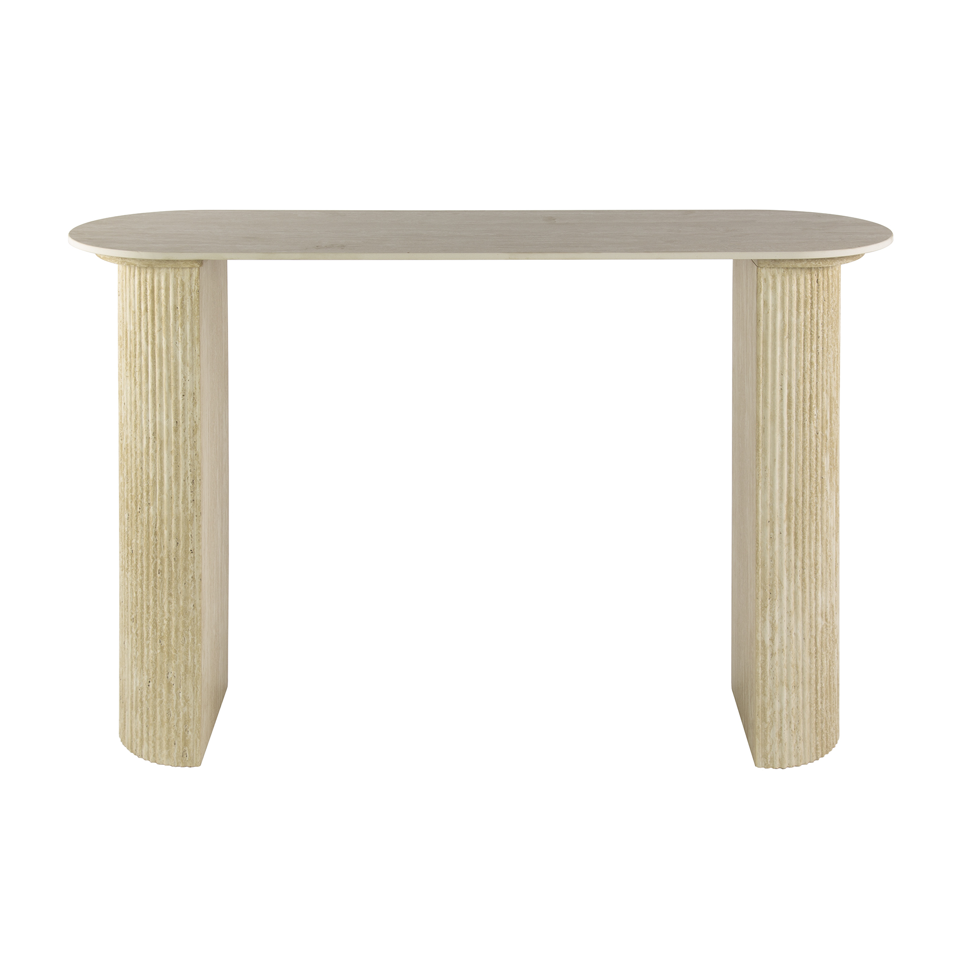Konsolentisch Romano Arch in Keramik Travertin (Keramiek travertin) - Emmo Design