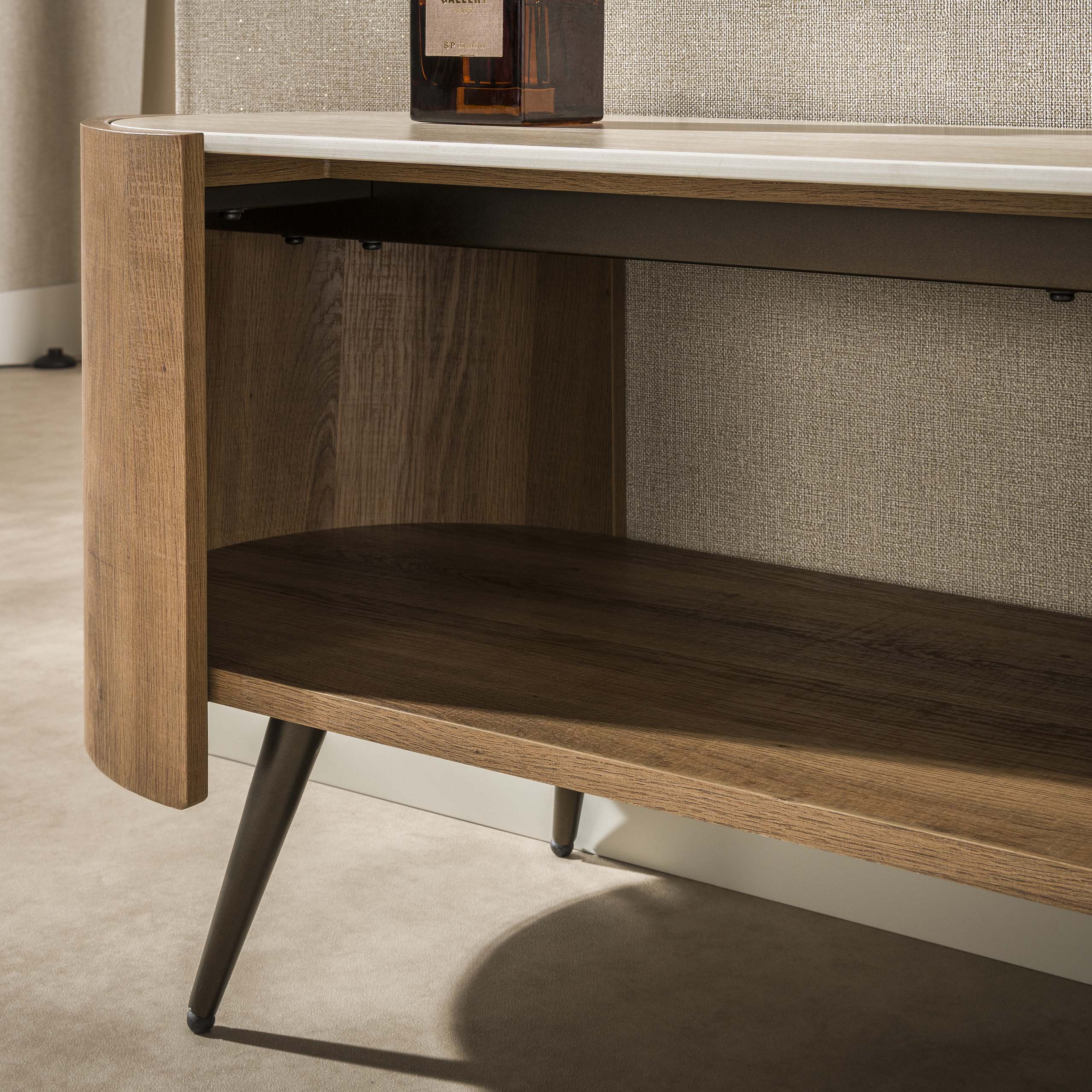 TV-meubel Arcus 180cm / Keramiek travertin - Zijlstra