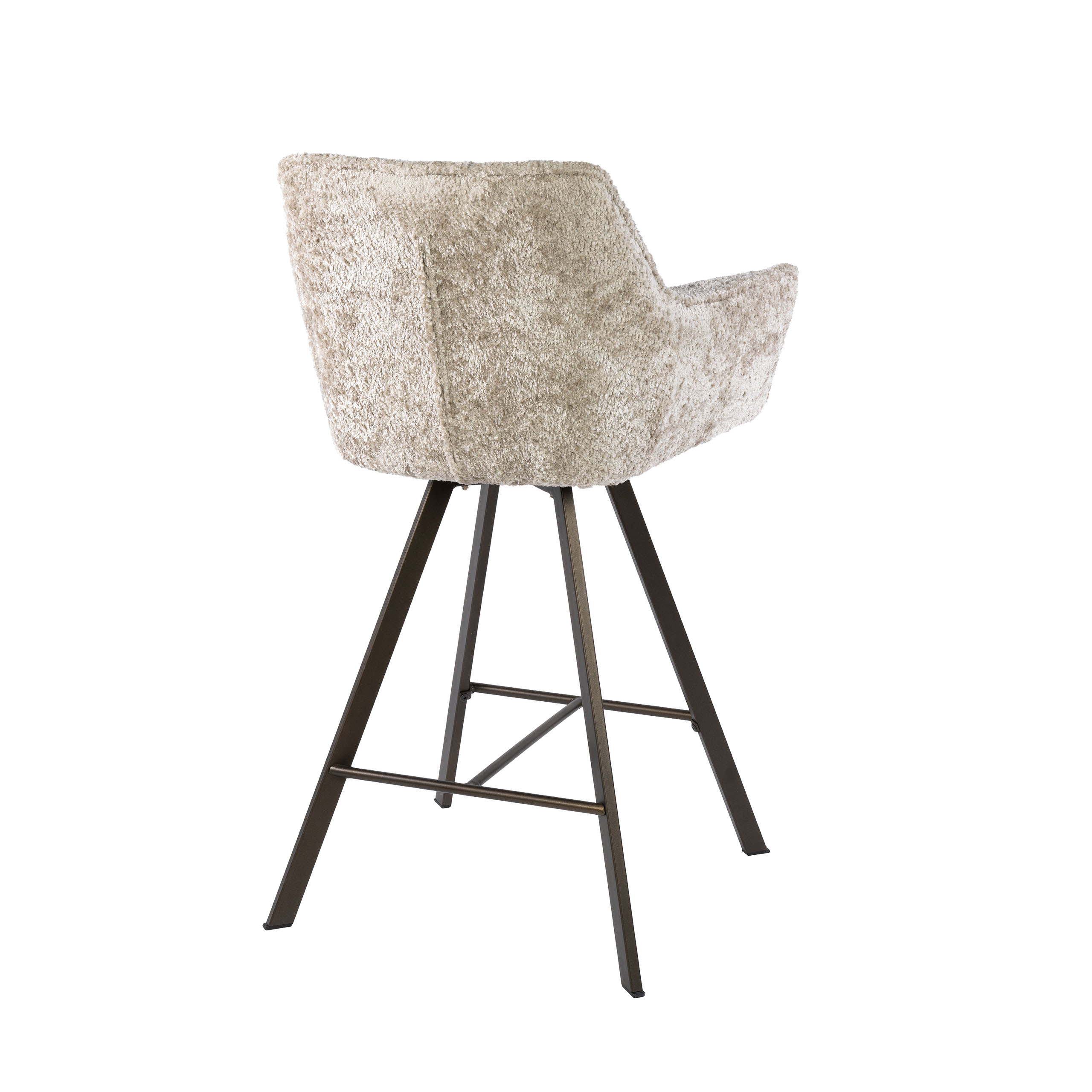 Barhocker Raster drehbar, im 2er-Set verpackt / Alura sand-braun - Zijlstra