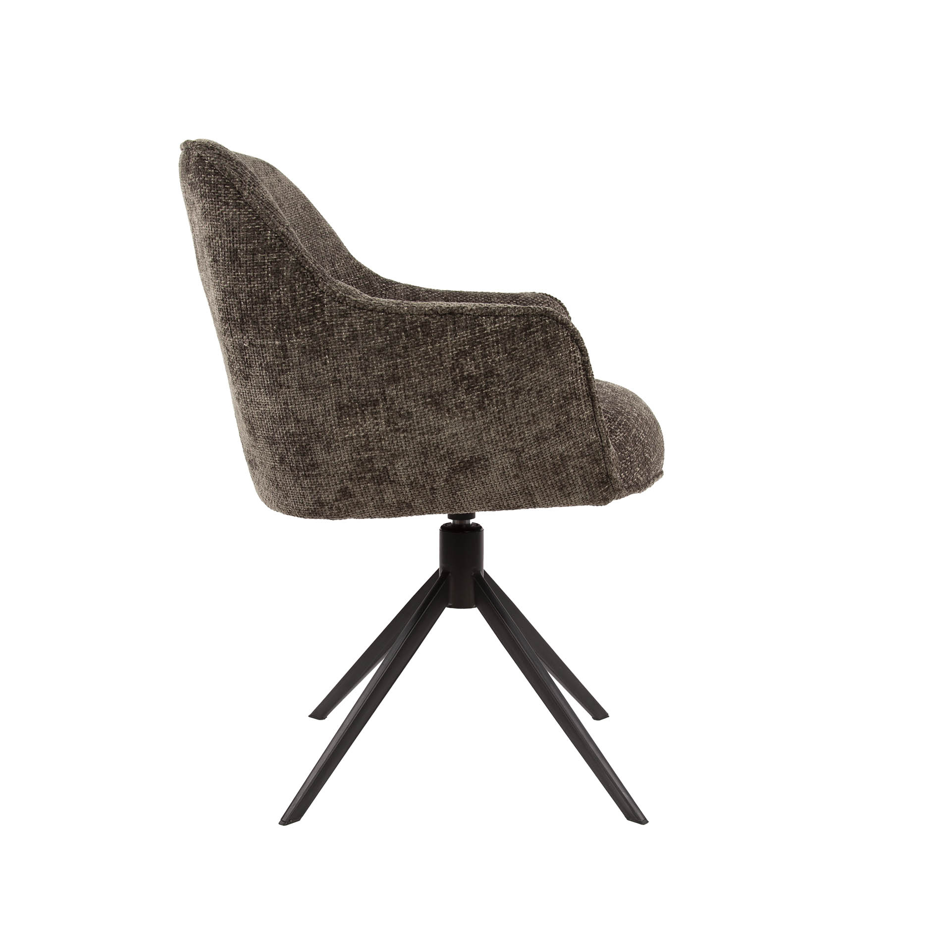 Armlehnstuhl Pull drehbar 2er-Set / Hoven taupe - Zijlstra