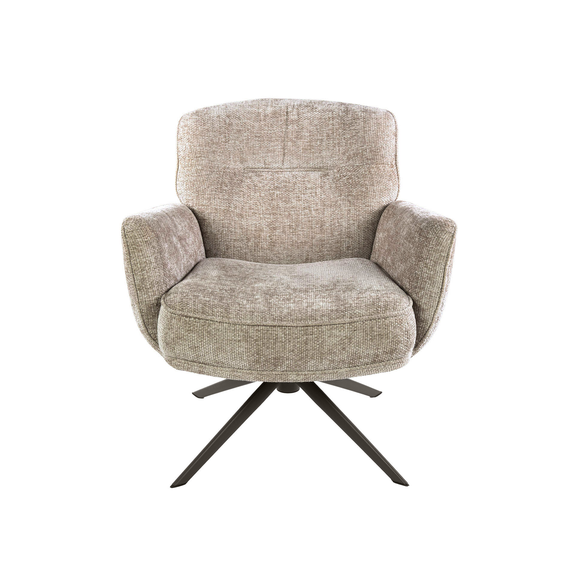 Fauteuil Forza draaibaar / Hoven zand-bruin - Zijlstra