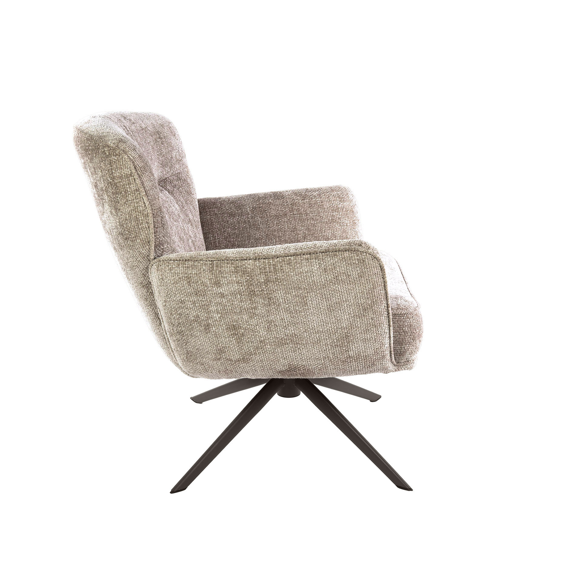Fauteuil Forza draaibaar / Hoven zand-bruin - Zijlstra