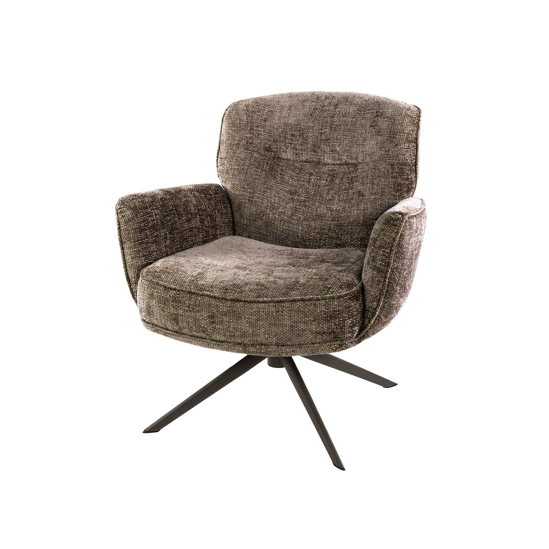 Sessel Forza draaibaar in Hoven Champagner-Braun (Hoven champagne-Braun) - Emmo Design