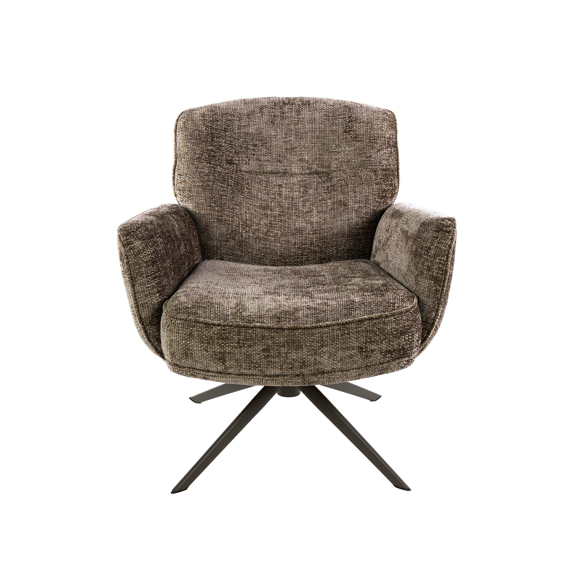 Fauteuil Forza draaibaar / Hoven champagne-bruin - Zijlstra